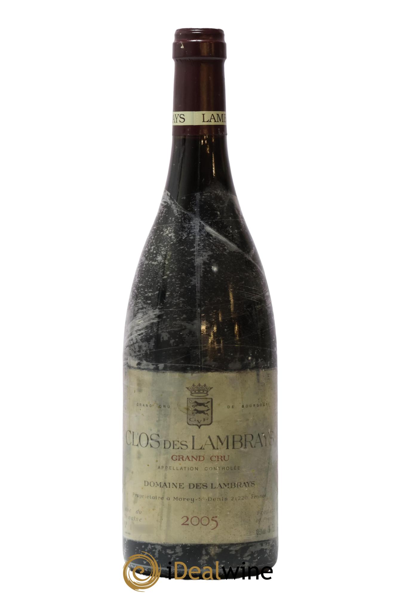 Clos des Lambrays Grand Cru Domaine des Lambrays 2005 - Lot de 1 bouteille - 0