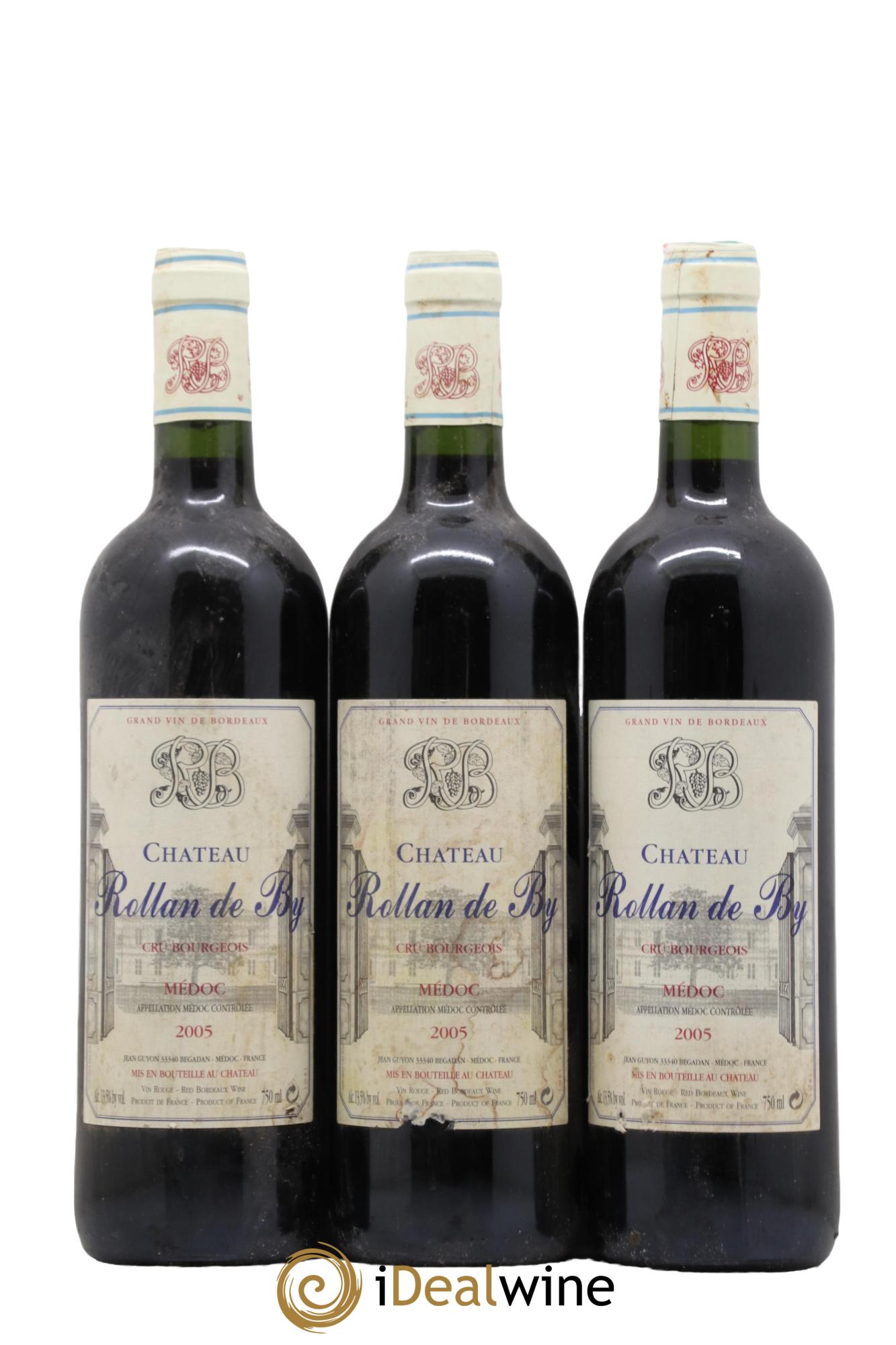 Château Rollan de By Cru Bourgeois 2005 - Posten von 6 Flaschen - 2