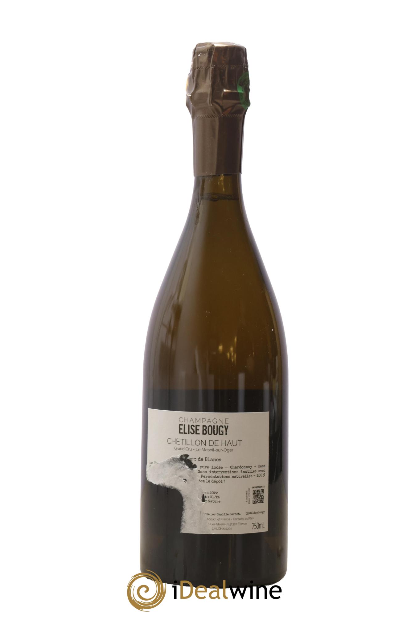 Chétillon de Haut Le Mesnil sur Oger Elise Bougy - Posten von 1 Flasche - 1