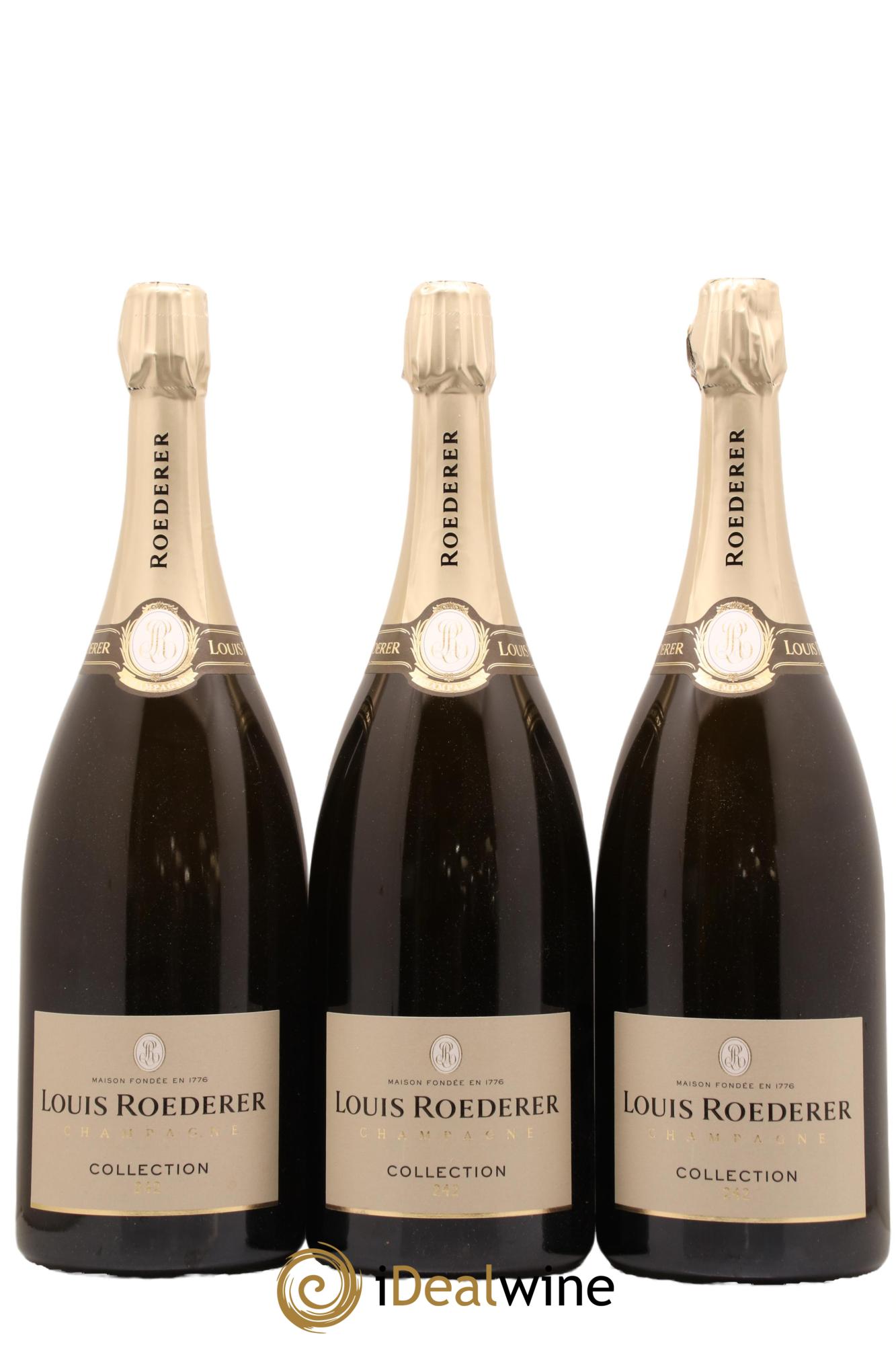 Collection 242 Brut Louis Roederer - Posten von 3 Magnum - 0