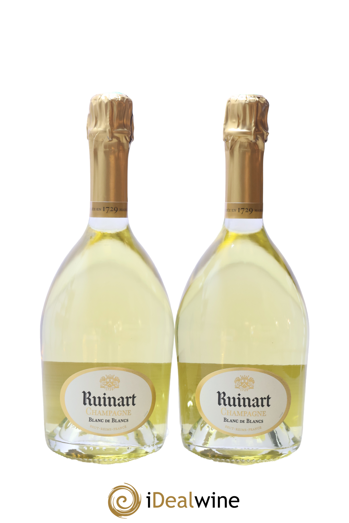 Blanc de Blancs Brut Ruinart - Lotto di 2 bottiglie - 0