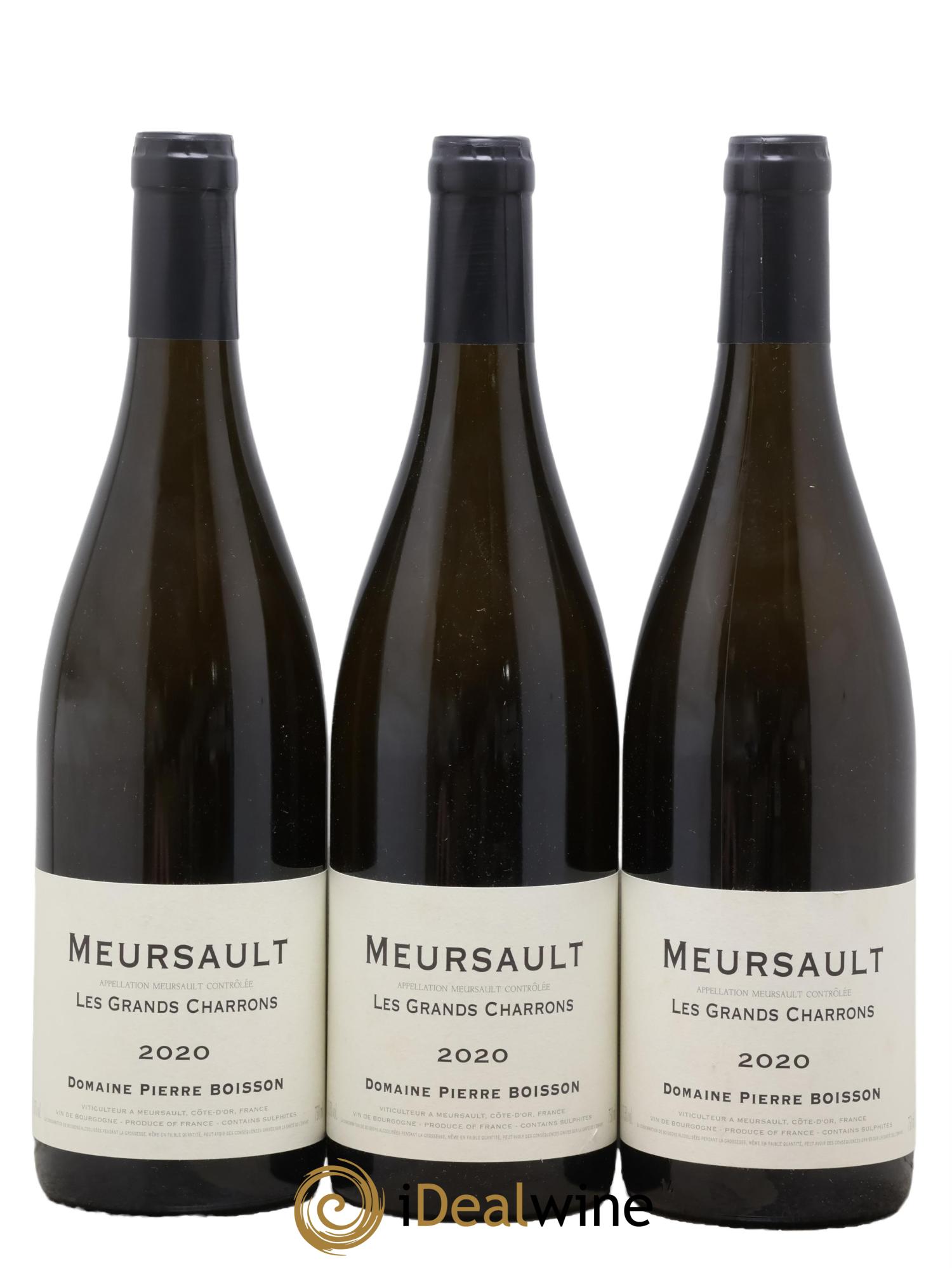 Meursault Les Grands Charrons Pierre Boisson (Domaine) 2020 - Lot of 3 bottles - 0