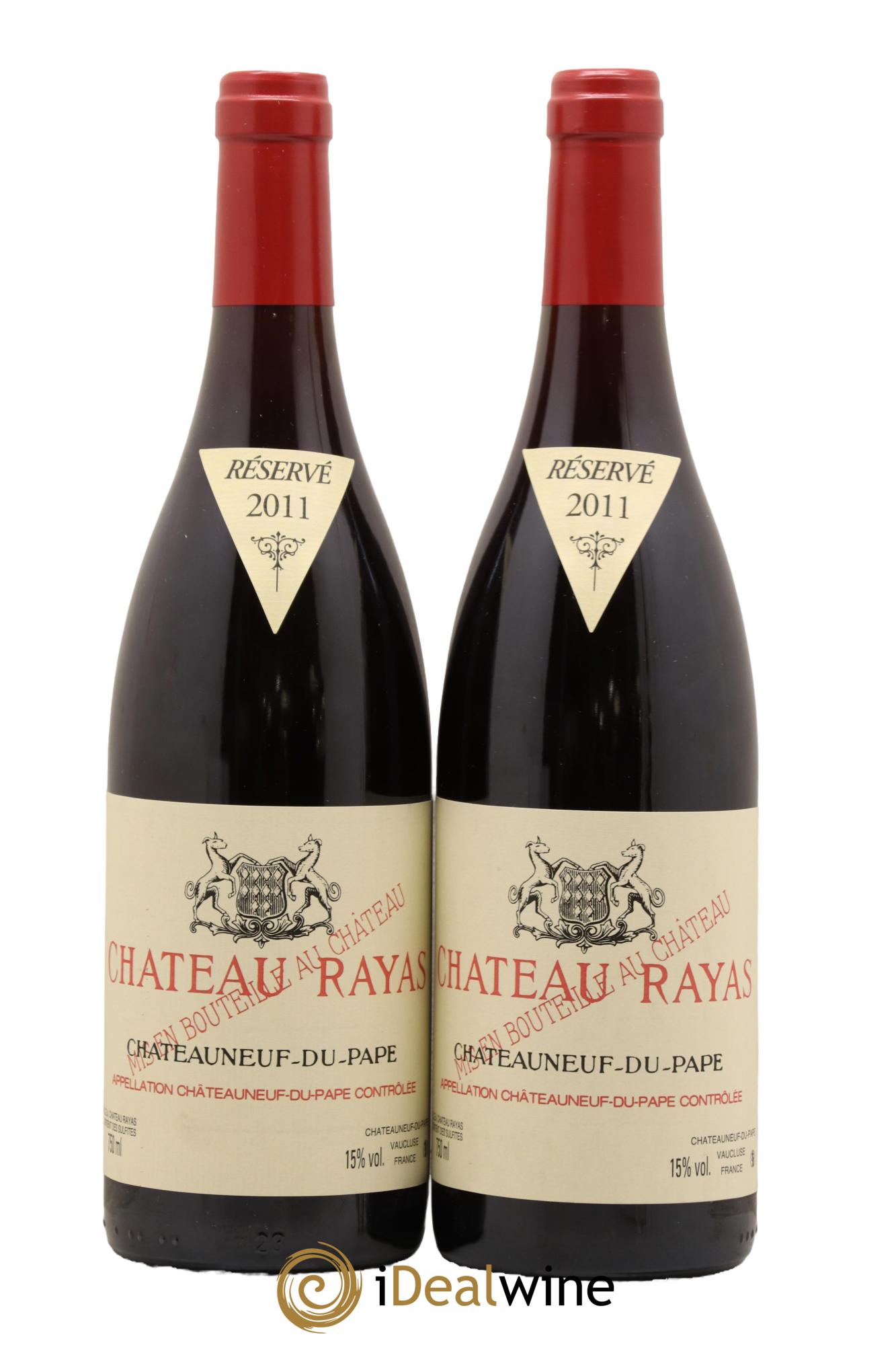 Châteauneuf-du-Pape Château Rayas Emmanuel Reynaud 2011 - Lot de 2 bouteilles - 0