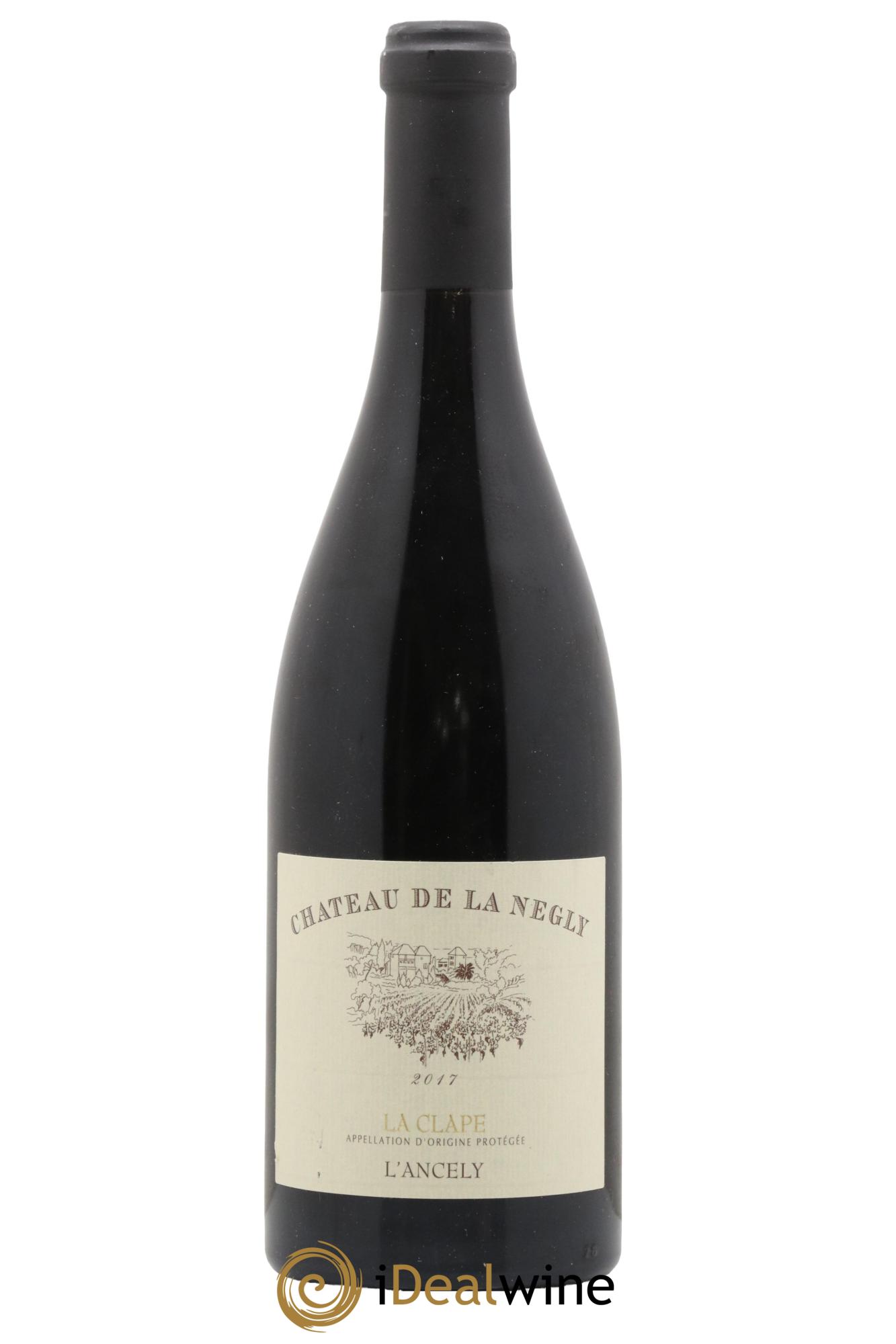 La Clape Château de La Négly L'Ancely Jean Paux-Rosset 2017 - Lot de 1 bouteille - 0