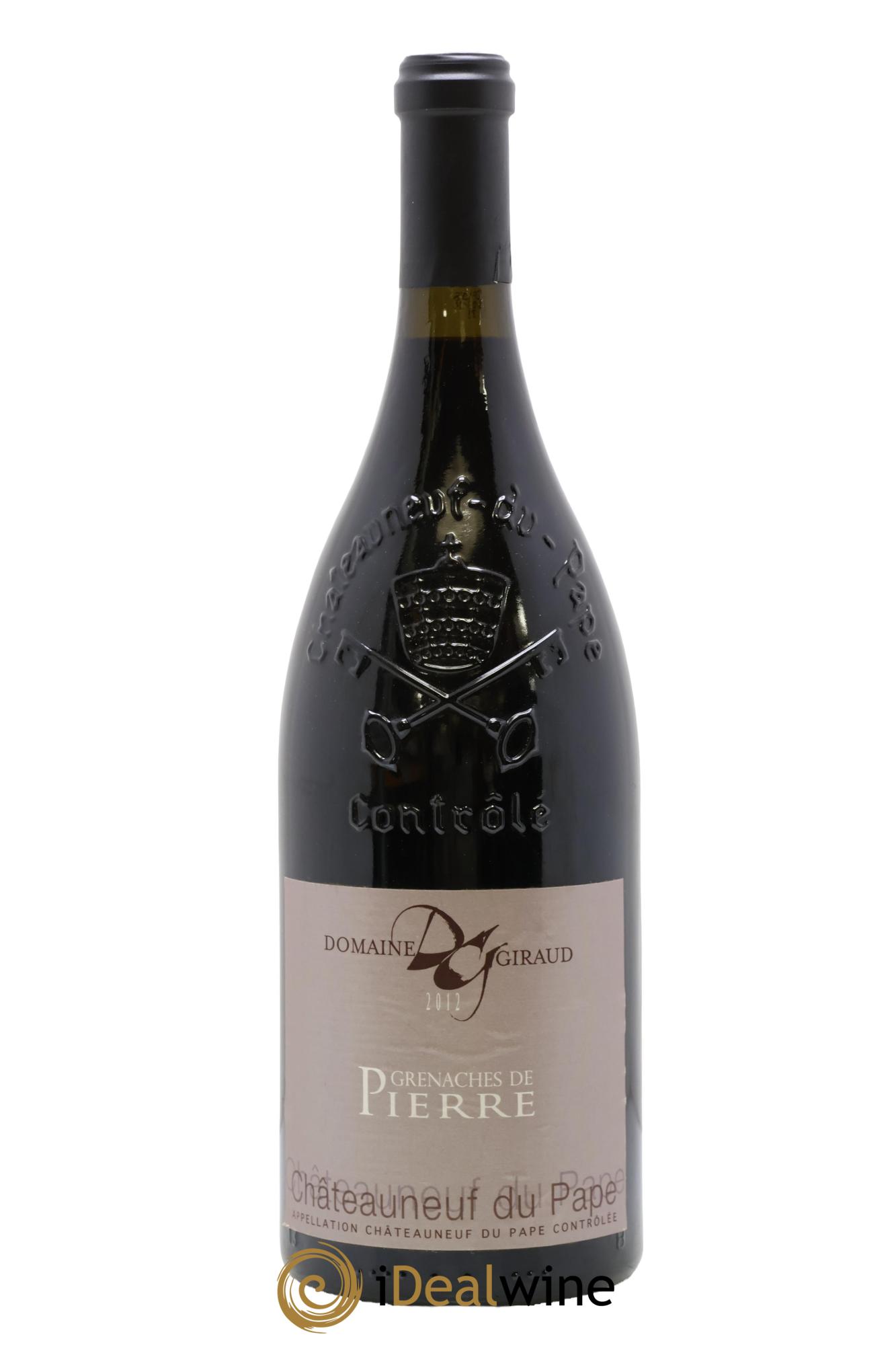 Châteauneuf-du-Pape Les Grenaches De Pierre Giraud (Domaine) 2012 - Lot de 1 magnum - 0