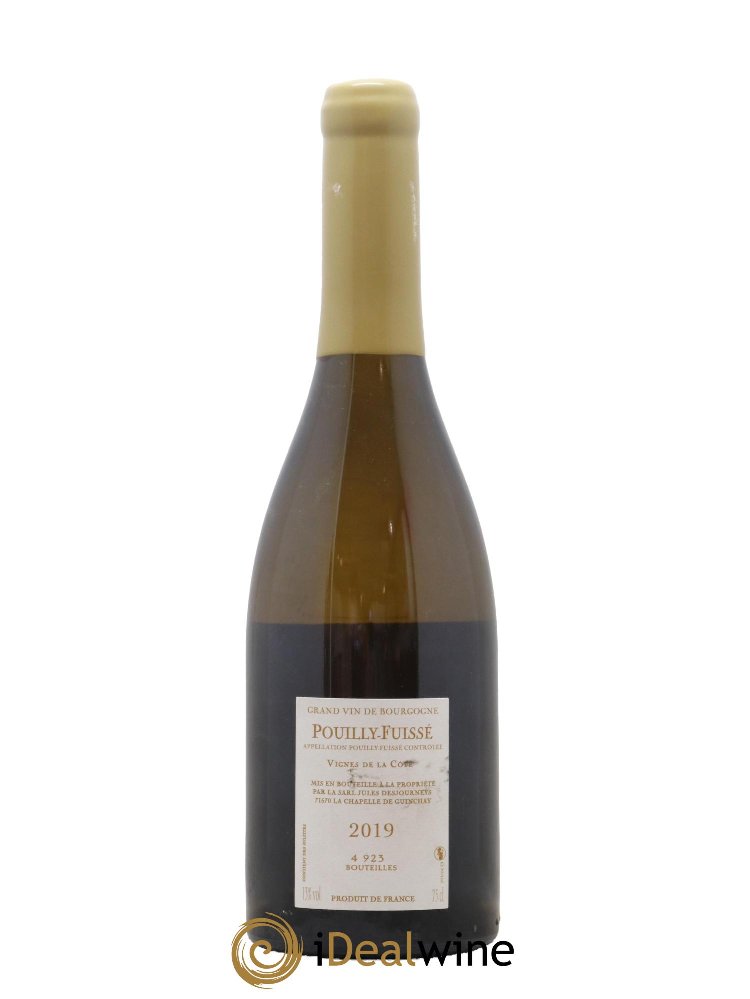 Pouilly-Fuissé Vignes de la Côte Jules Desjourneys 2019 - Lotto di 1 bottiglia - 1