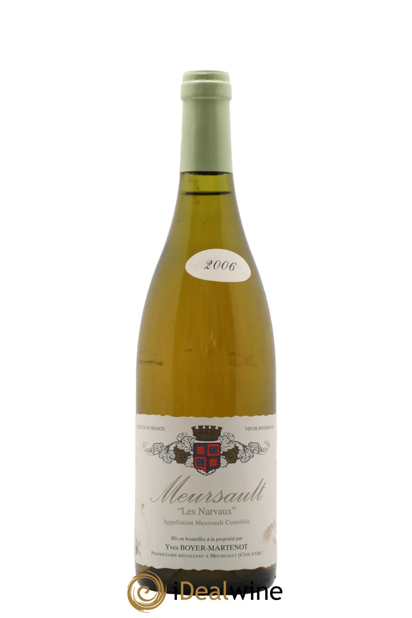 Meursault Les Narvaux Boyer-Martenot 2006 - Lot de 1 bouteille - 0