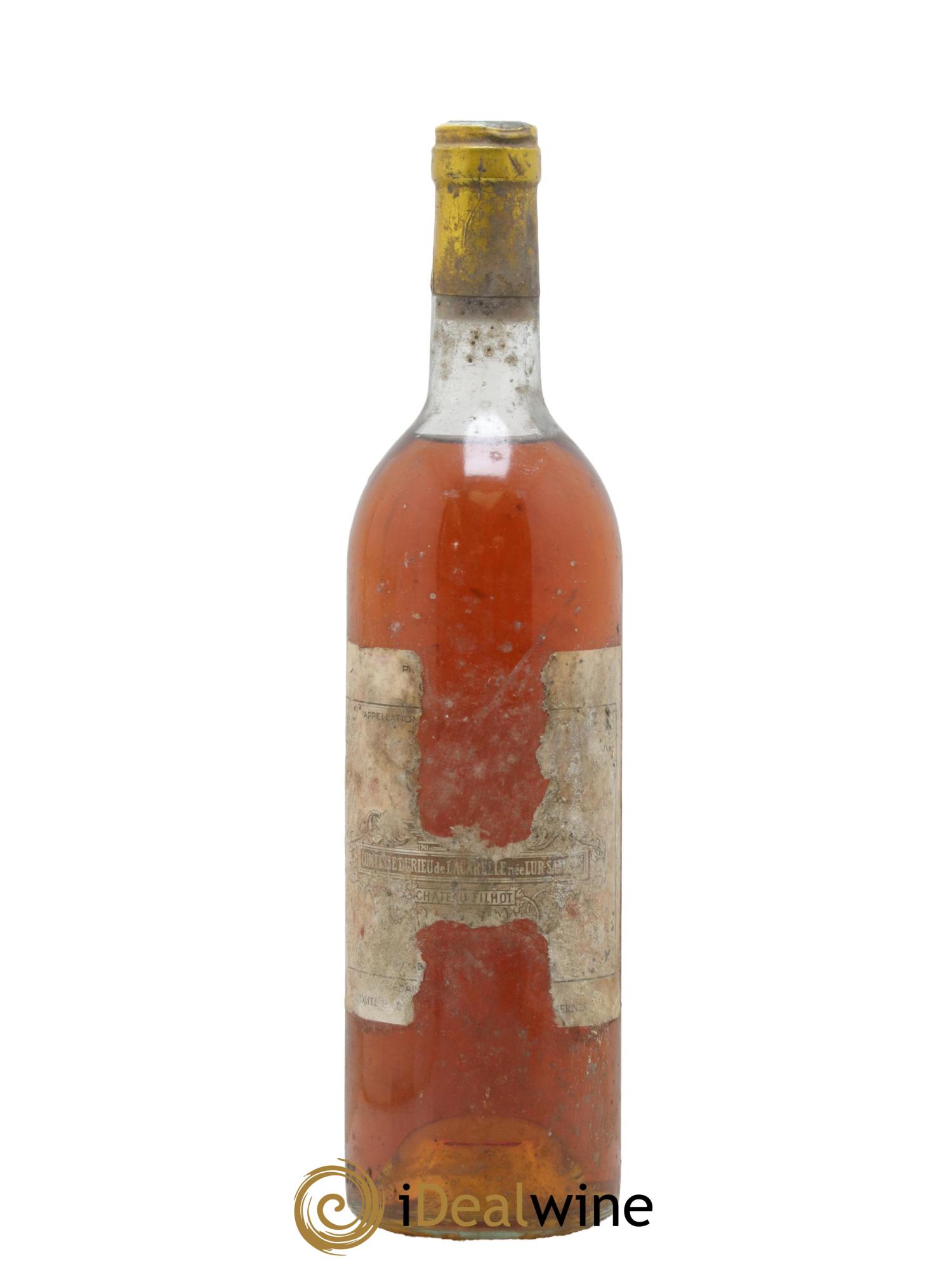 Château Filhot 2ème Grand Cru Classé 1976 - Lot de 1 bouteille - 0
