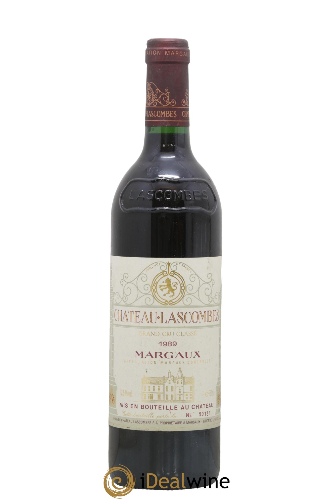 Château Lascombes 2ème Grand Cru Classé 1989 - Lot de 1 bouteille - 0