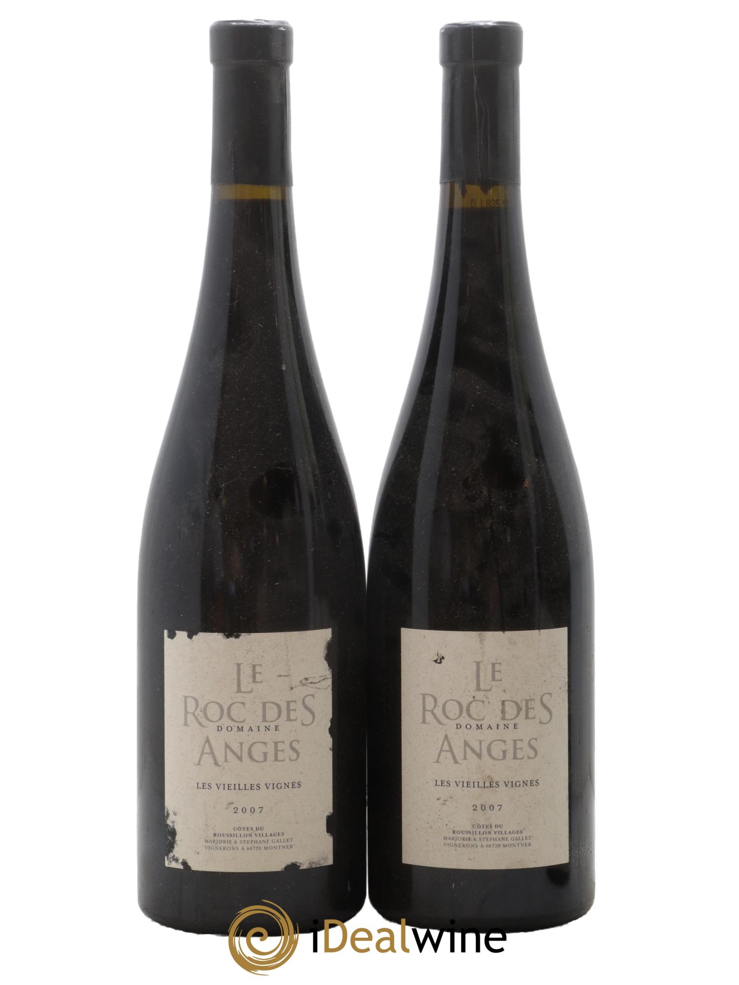 Côtes du Roussillon Vieilles Vignes Roc des Anges 2007 - Lotto di 2 bottiglie - 0