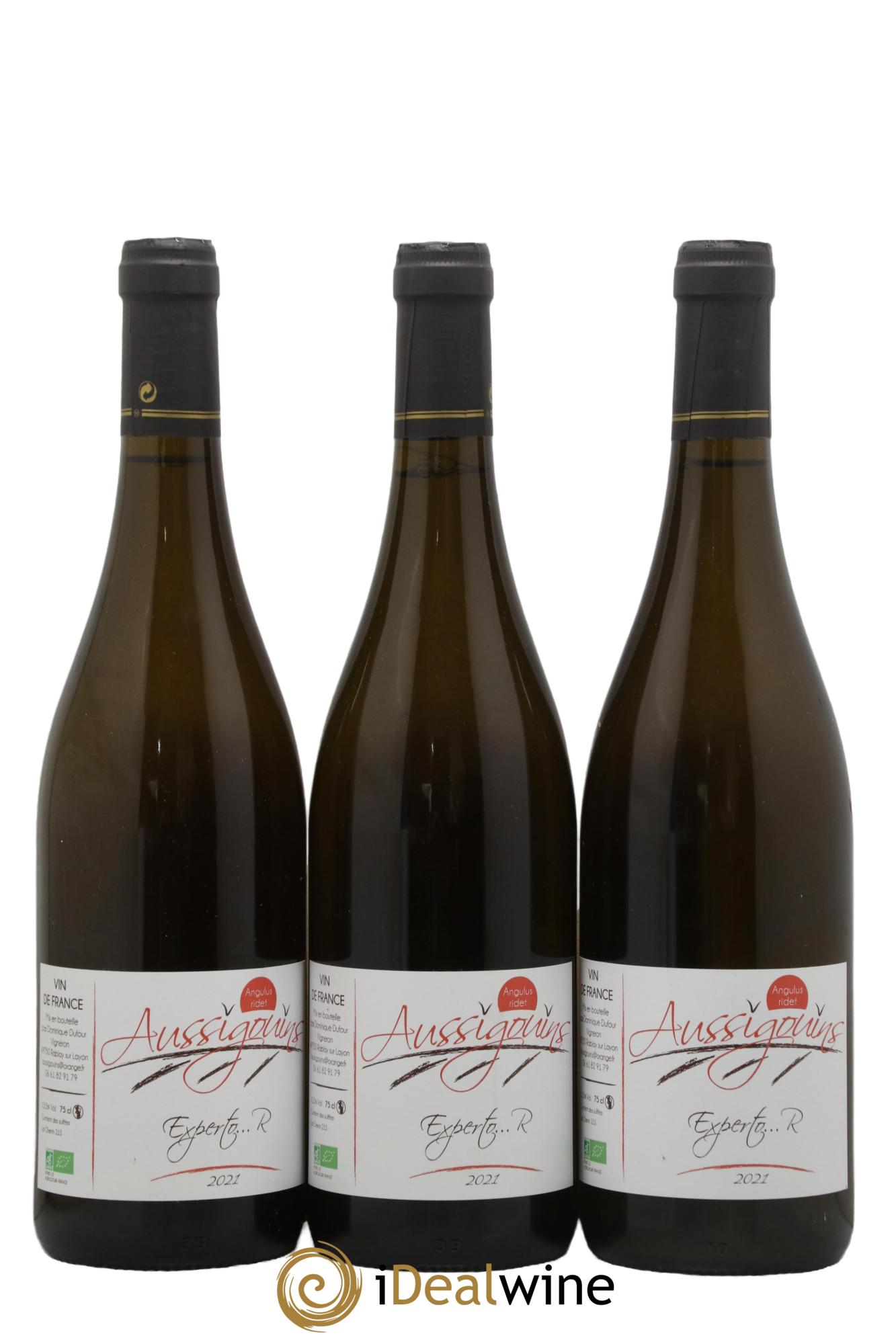 Vin de France Experto R Les Aussigouins Dominique Dufour 2021 - Lot de 3 bouteilles - 0