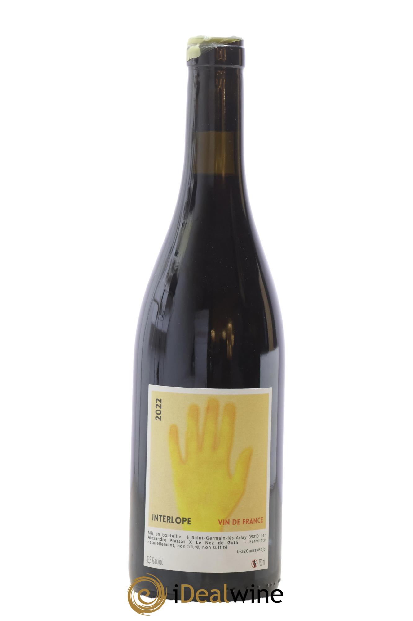 Vin de France Interlope Alexandre Plassat 2022 - Lotto di 1 bottiglia - 0