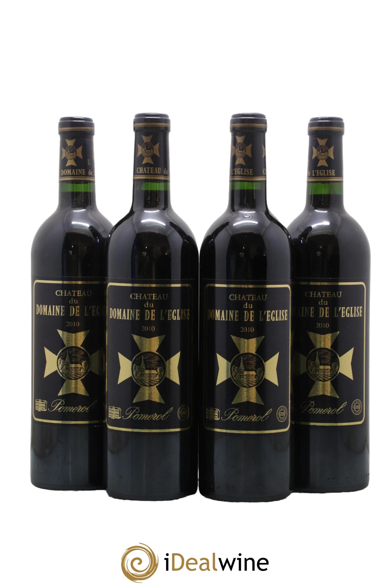 Château du Domaine de l'Église 2010 - Lot de 4 bouteilles - 0
