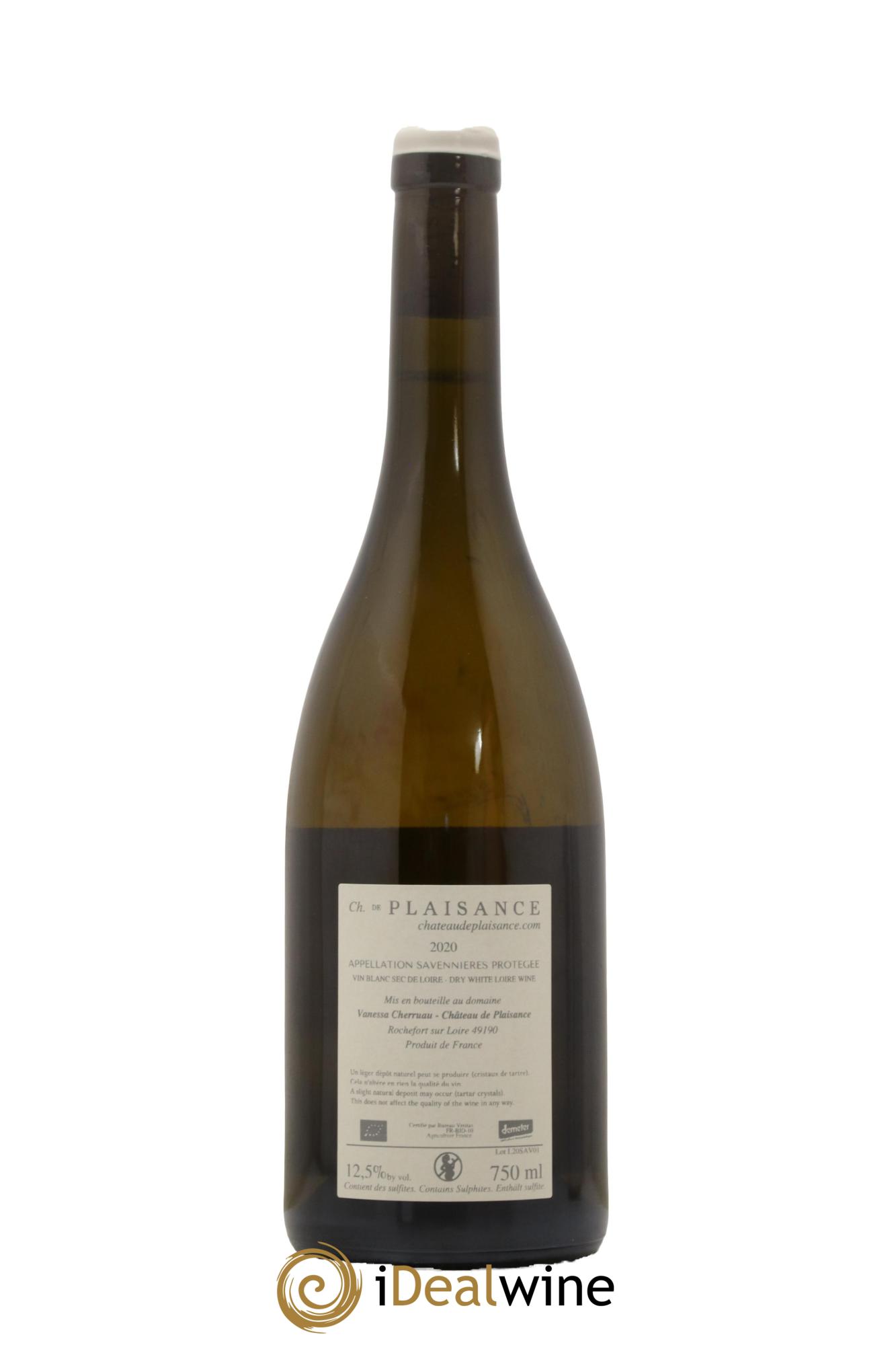 Savennières Château de Plaisance 2020 - Lotto di 1 bottiglia - 1