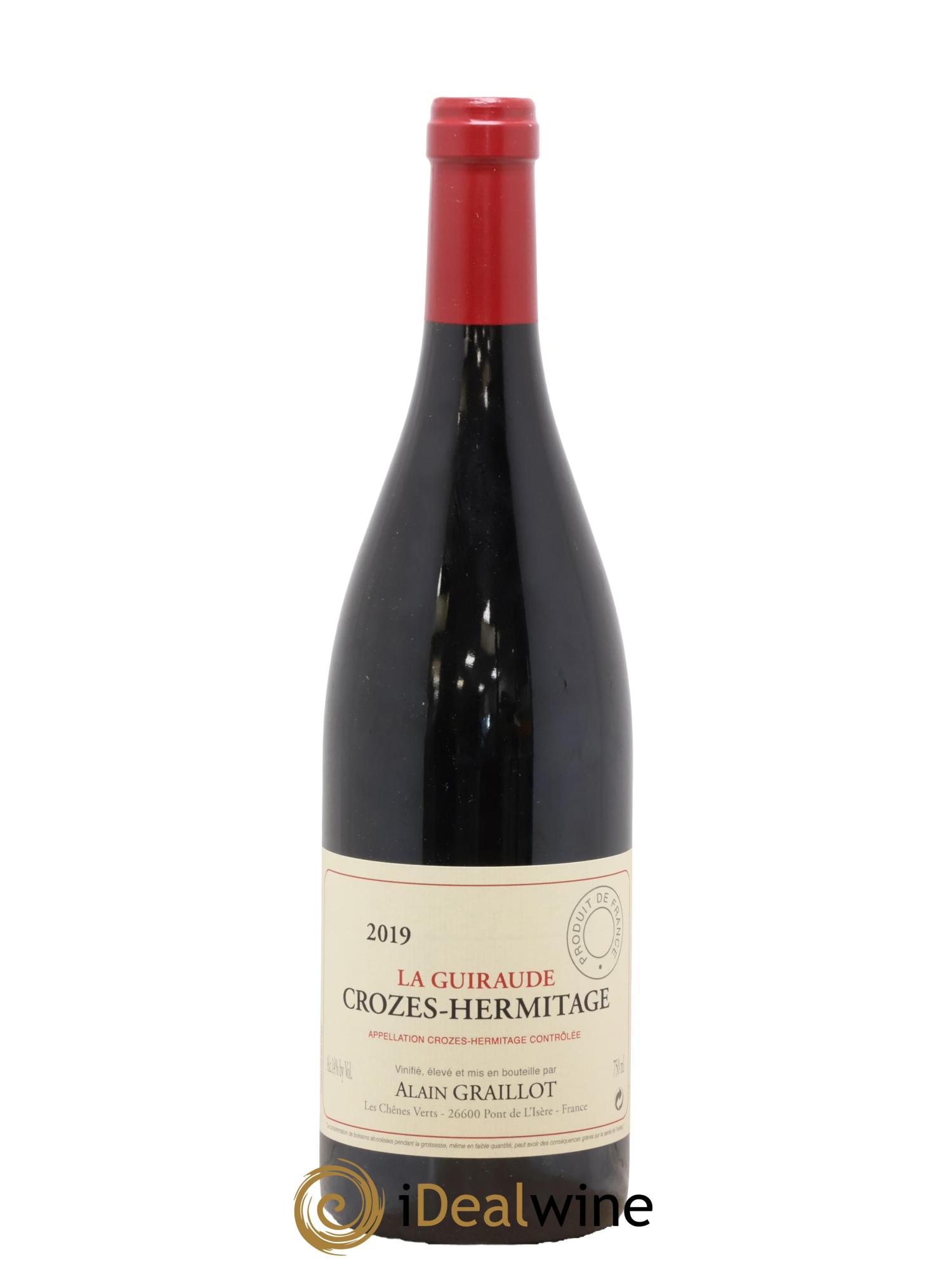 Crozes-Hermitage La Guiraude Domaine Graillot 2019 - Lot de 1 bouteille - 0