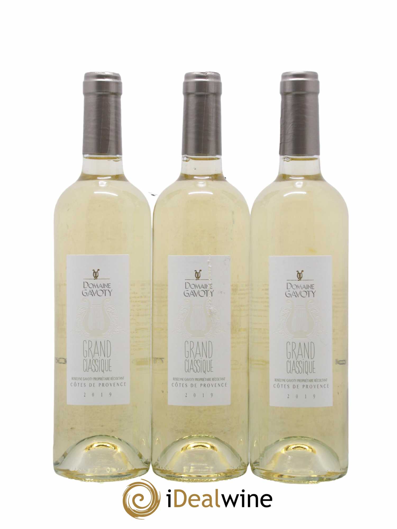 Côtes de Provence Domaine de Gavoty Grand Classique 2019 - Lot de 3 bouteilles - 0
