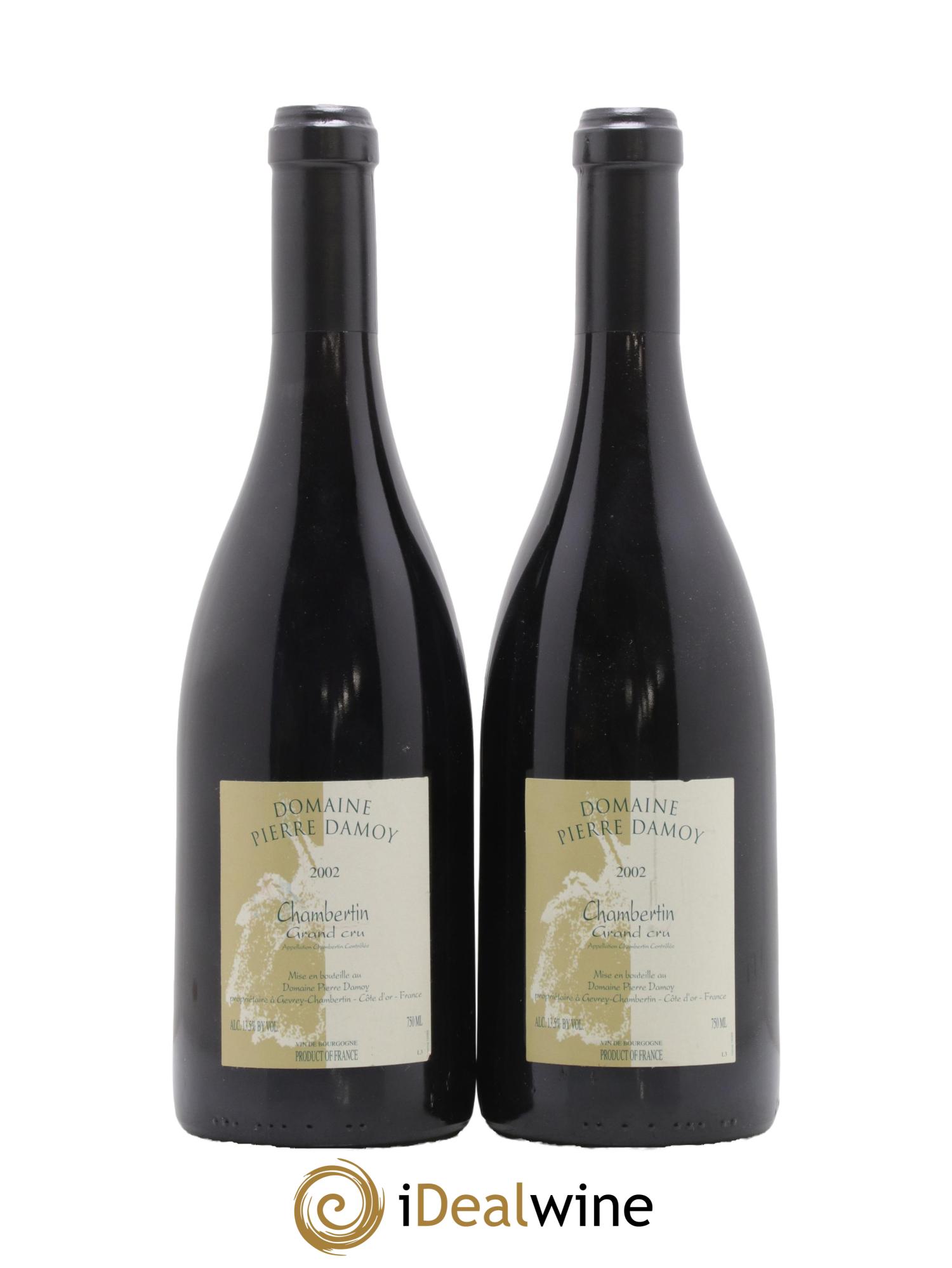 Chambertin Grand Cru Pierre Damoy 2002 - Lot de 2 bouteilles - 0