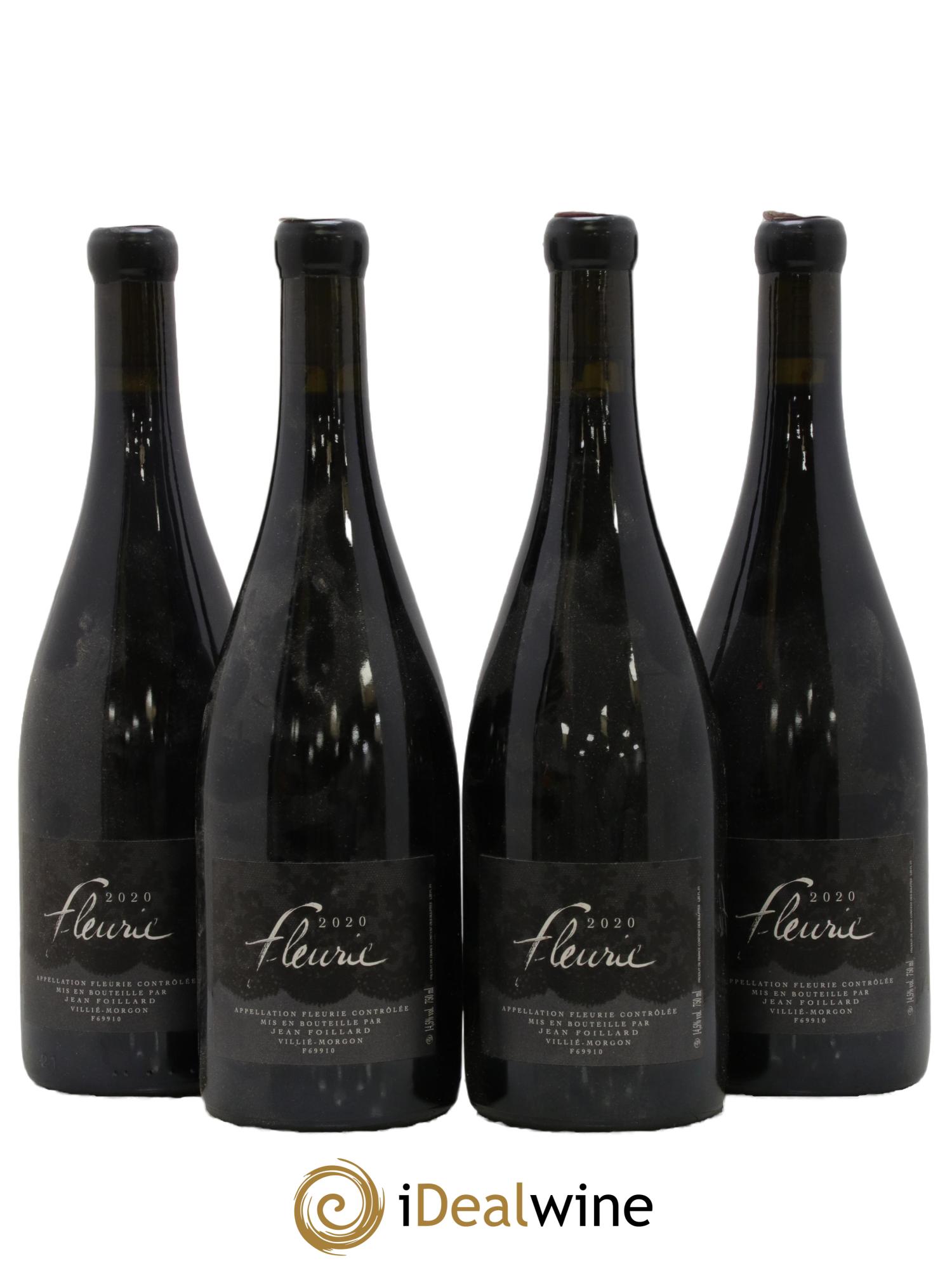 Fleurie Jean Foillard 2020 - Lot of 4 bottles - 0