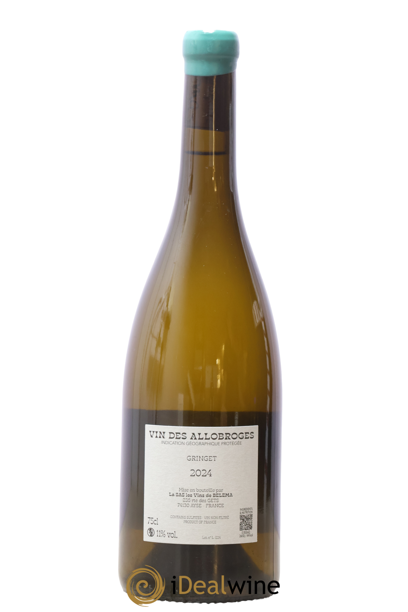 Vin des Allobroges Gringet Imago Domaine Belema 2024 - Posten von 1 Flasche - 1