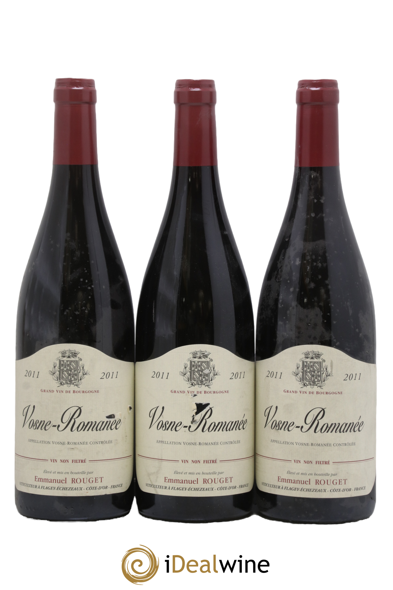 Vosne-Romanée Emmanuel Rouget 2011 - Posten von 3 Flaschen - 0