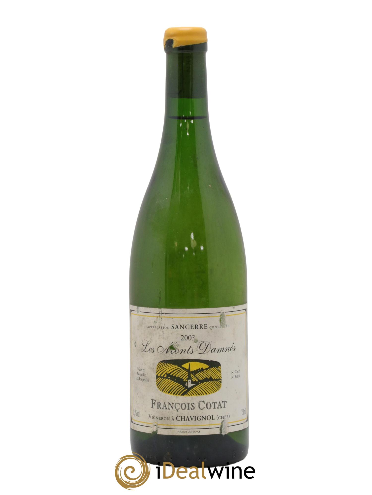 Sancerre Les Monts Damnés François Cotat 2003 - Lot de 1 bouteille - 0