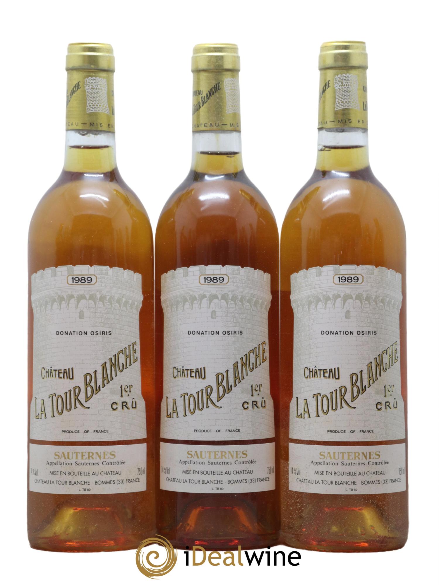 Château la Tour Blanche 1er Grand Cru Classé 1989 - Lotto di 12 bottiglie - 4