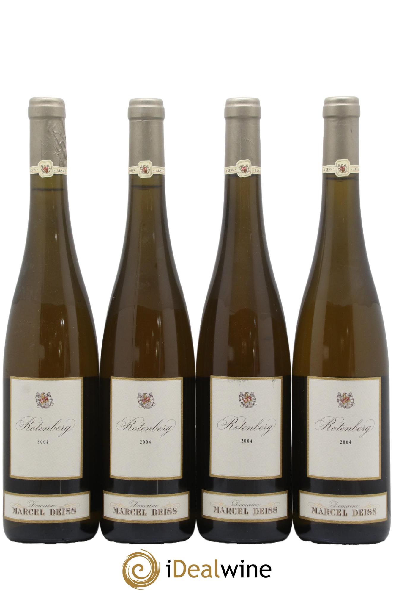 Alsace Rotenberg La Colline Rouge Marcel Deiss (Domaine) 2004 - Lot de 4 bouteilles - 0
