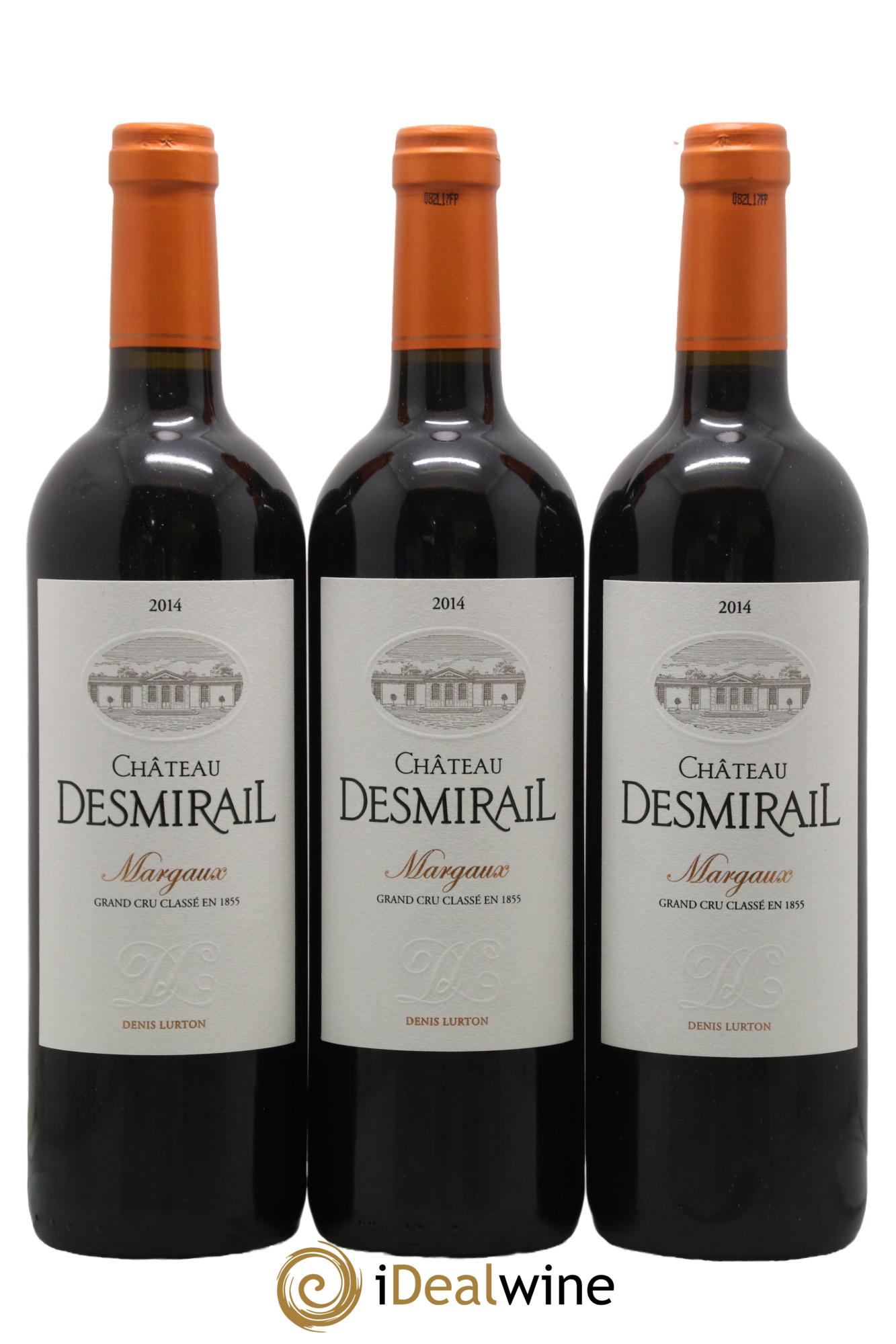 Château Desmirail 3ème Grand Cru Classé 2014 - Lotto di 3 bottiglie - 0