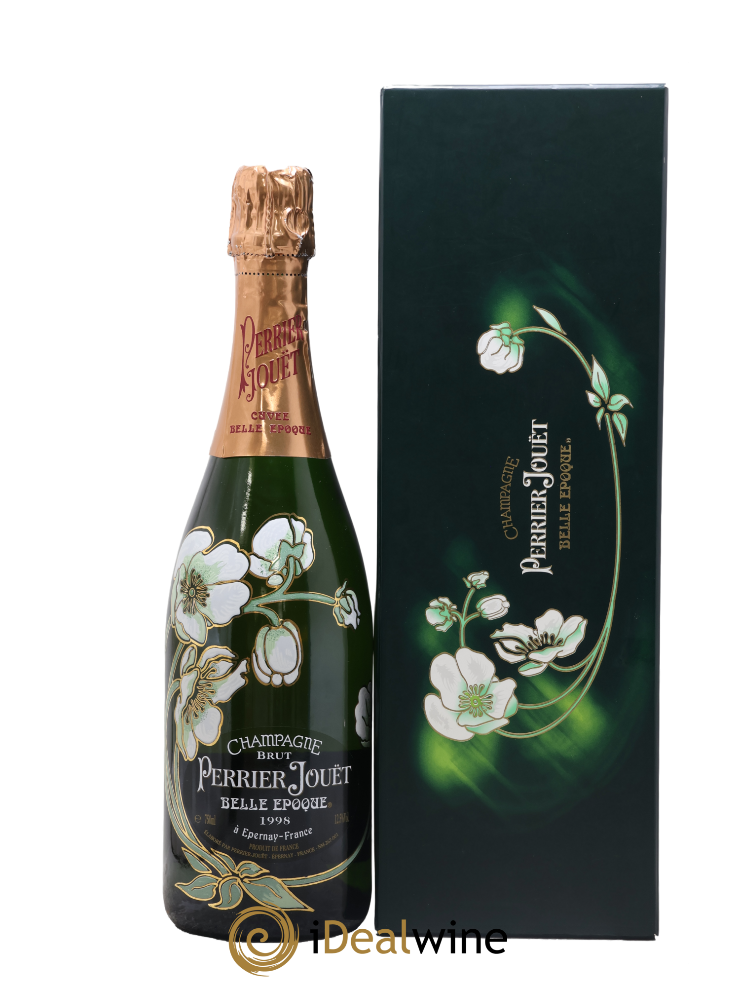 Cuvée Belle Epoque Brut Perrier-Jouët 1998 - Lot de 1 bouteille - 0