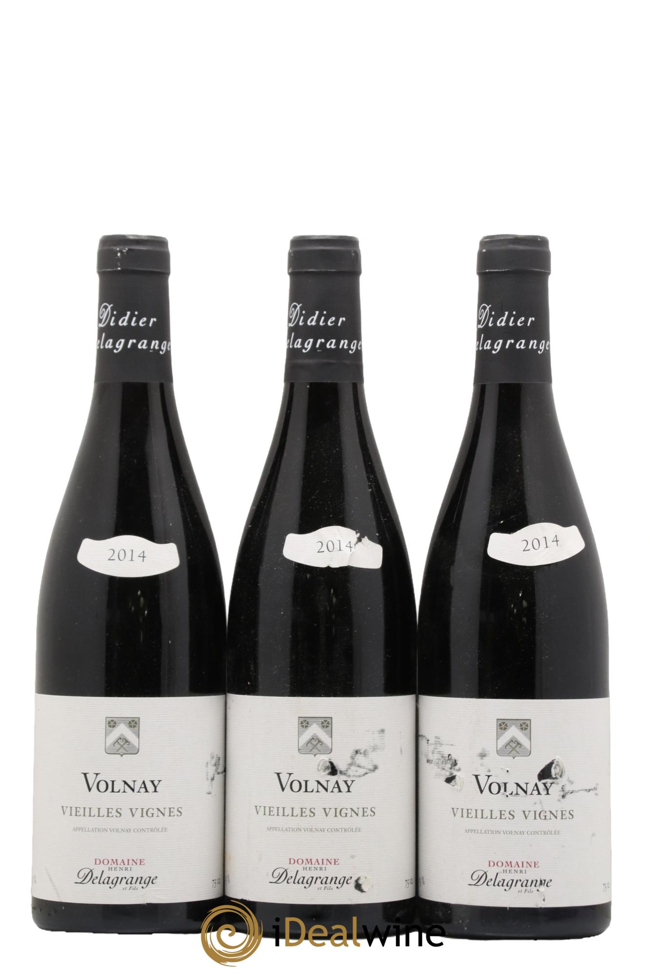 Volnay Vieilles Vignes Delagrange 2014 - Lot de 3 bouteilles - 0
