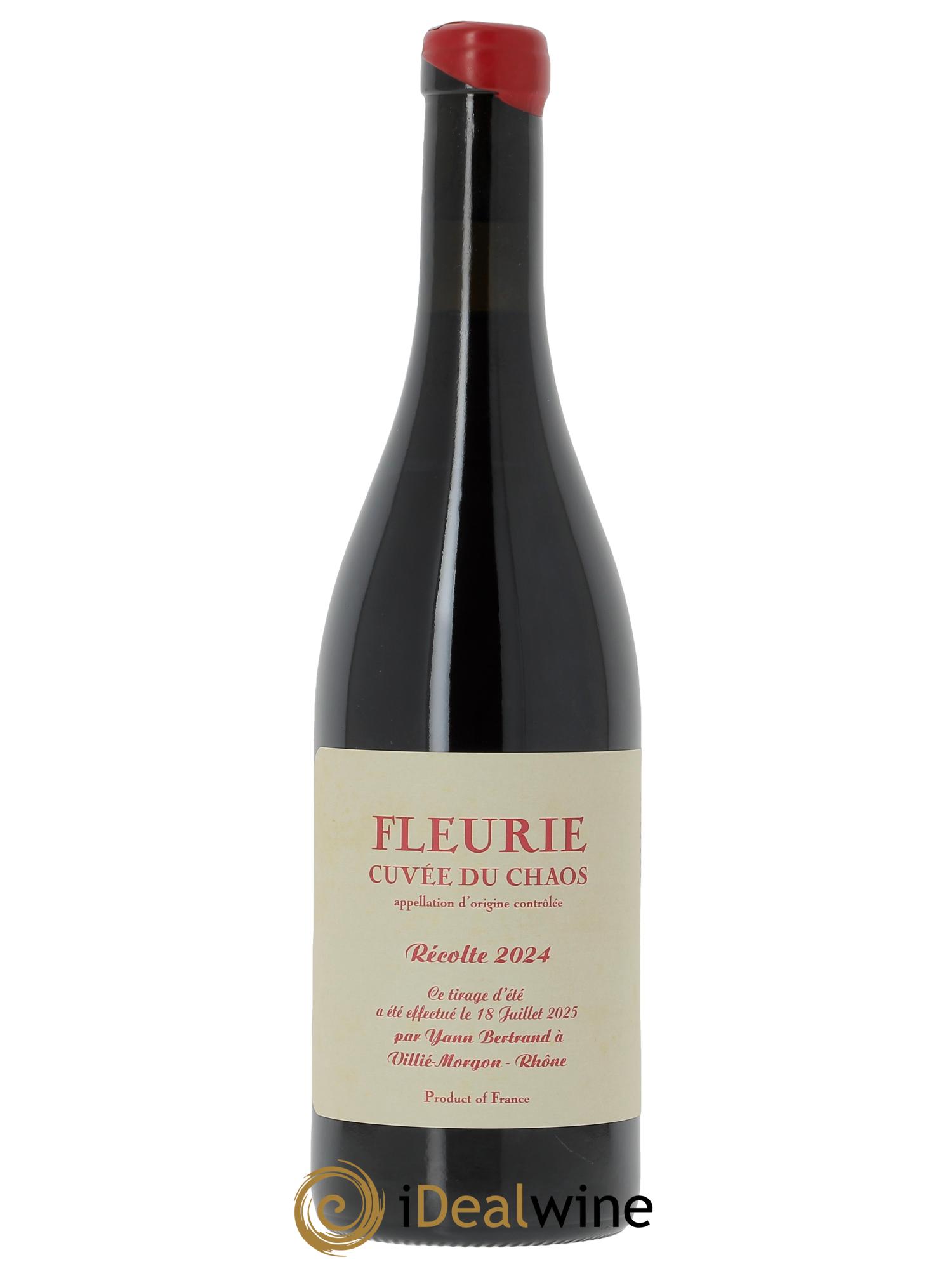 Fleurie Cuvée du Chaos Yann Bertrand 2024 - Lot de 1 bouteille - 0