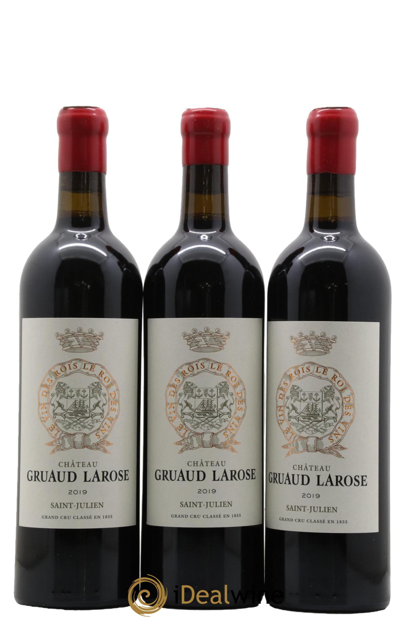 Château Gruaud Larose 2ème Grand Cru Classé 2019 - Lot de 3 bouteilles - 0