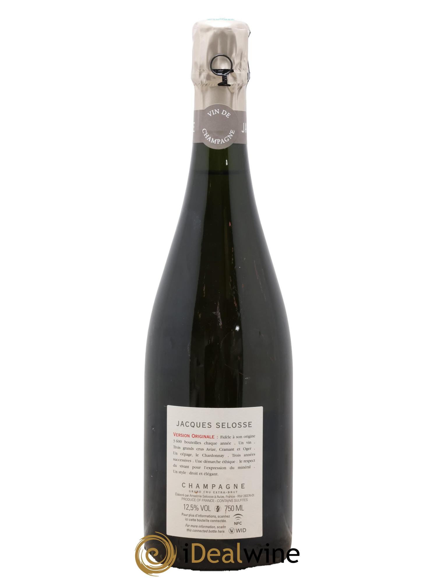 Version Originale Jacques Selosse - Lot of 1 bottle - 1