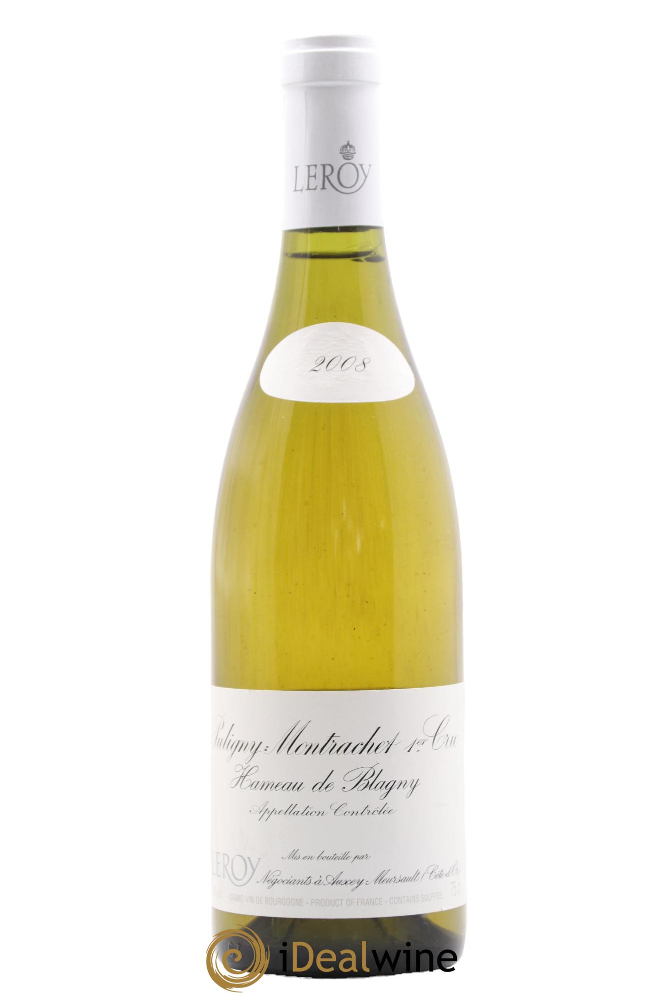 Puligny-Montrachet 1er Cru Hameau de Blagny Leroy SA 2008 - Lot de 1 bouteille - 0