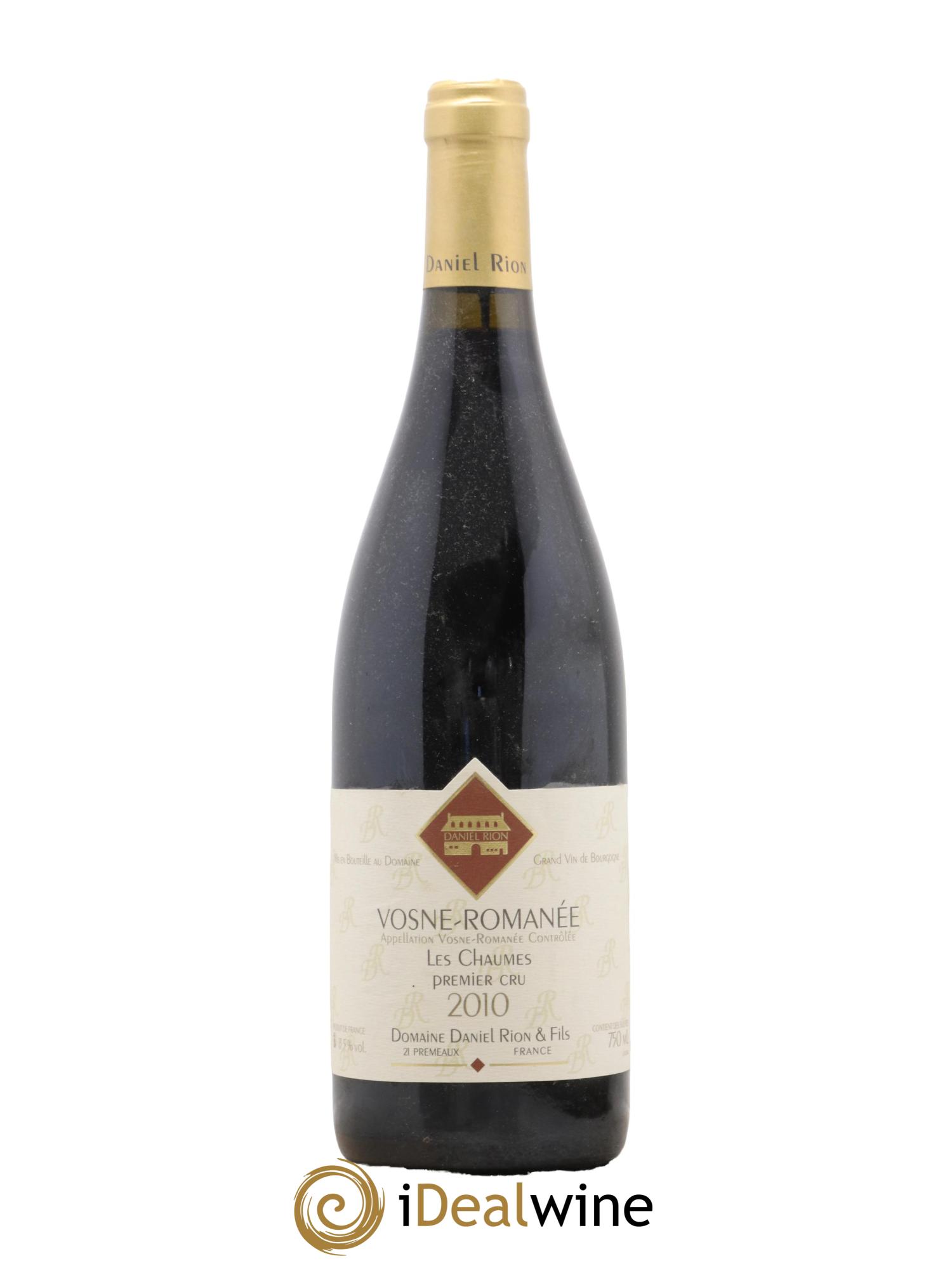 Vosne-Romanée 1er Cru Les Chaumes Daniel Rion 2010 - Lot de 1 bouteille - 0