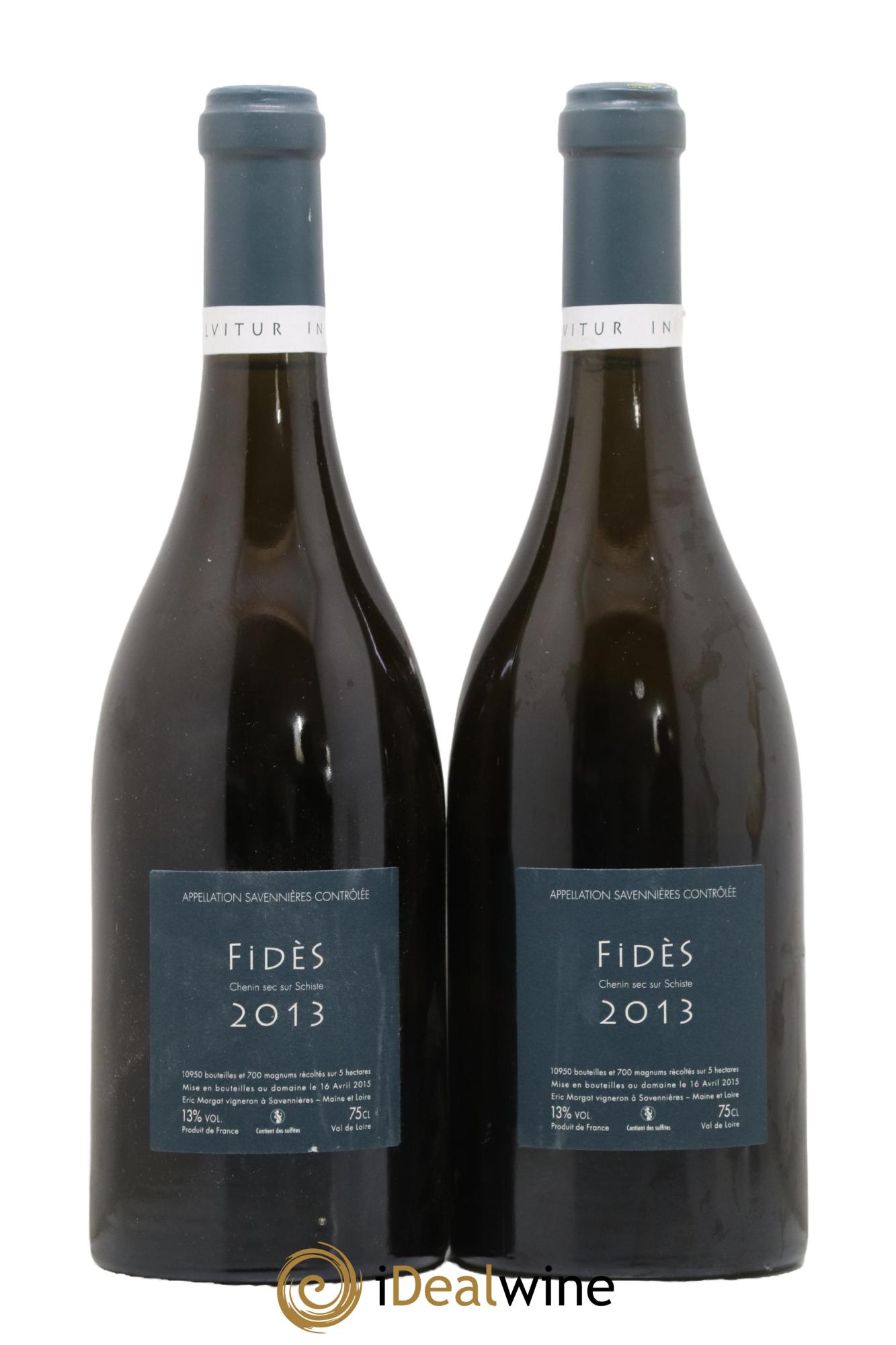 Savennières Fidès Eric Morgat 2013 - Lot de 2 bouteilles - 1
