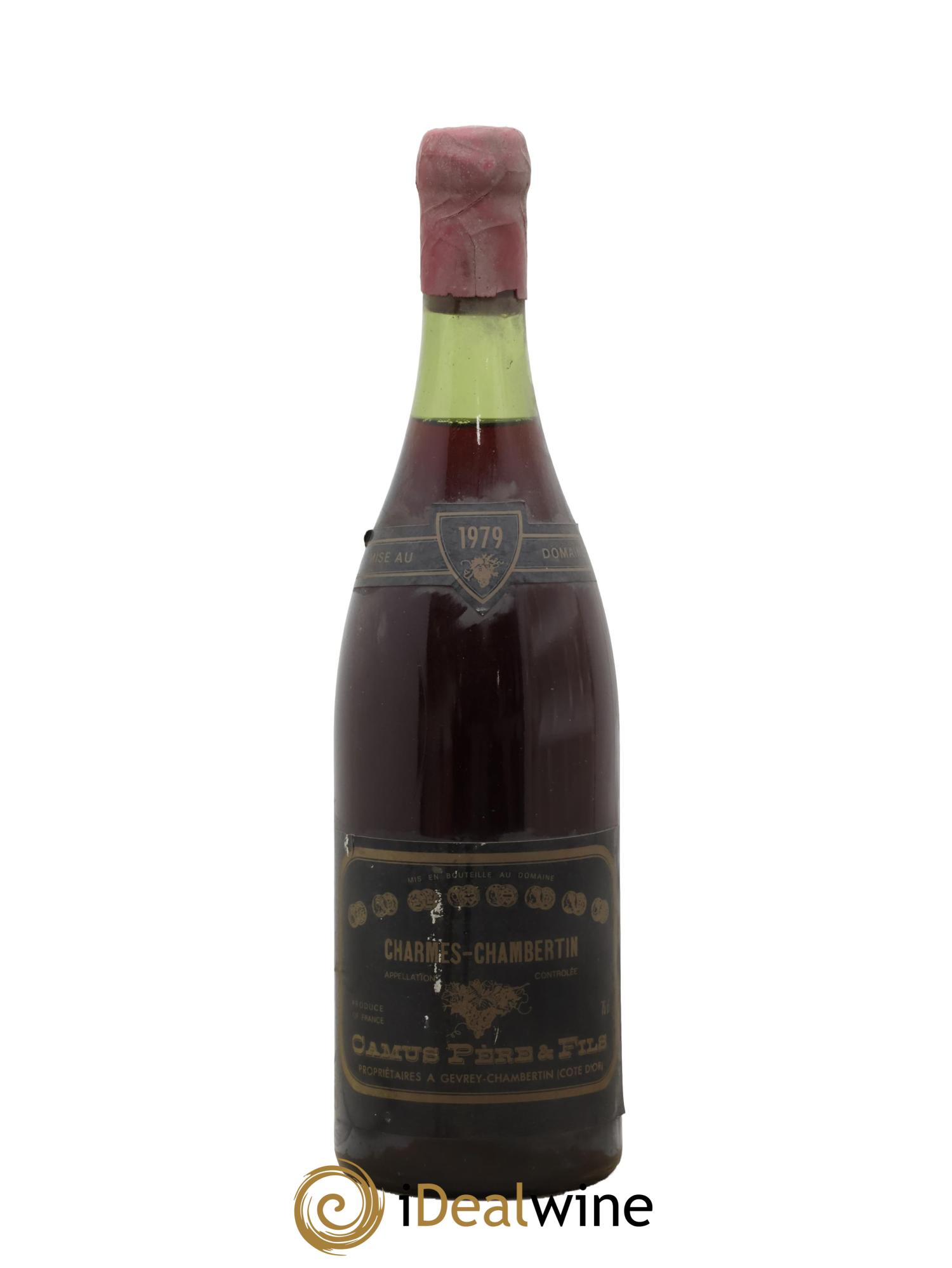 Charmes-Chambertin Grand Cru Camus Père et Fils (Domaine) 1979 - Lot de 1 bouteille - 0