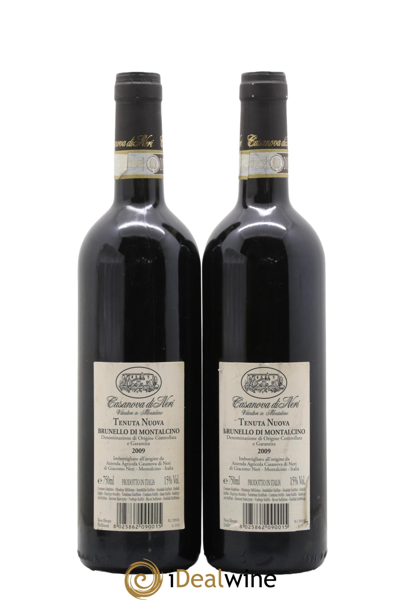 Brunello di Montalcino DOCG Tenuta Nuova Casanova di Neri - Giacomo Neri  2009 - Lot of 2 bottles - 1