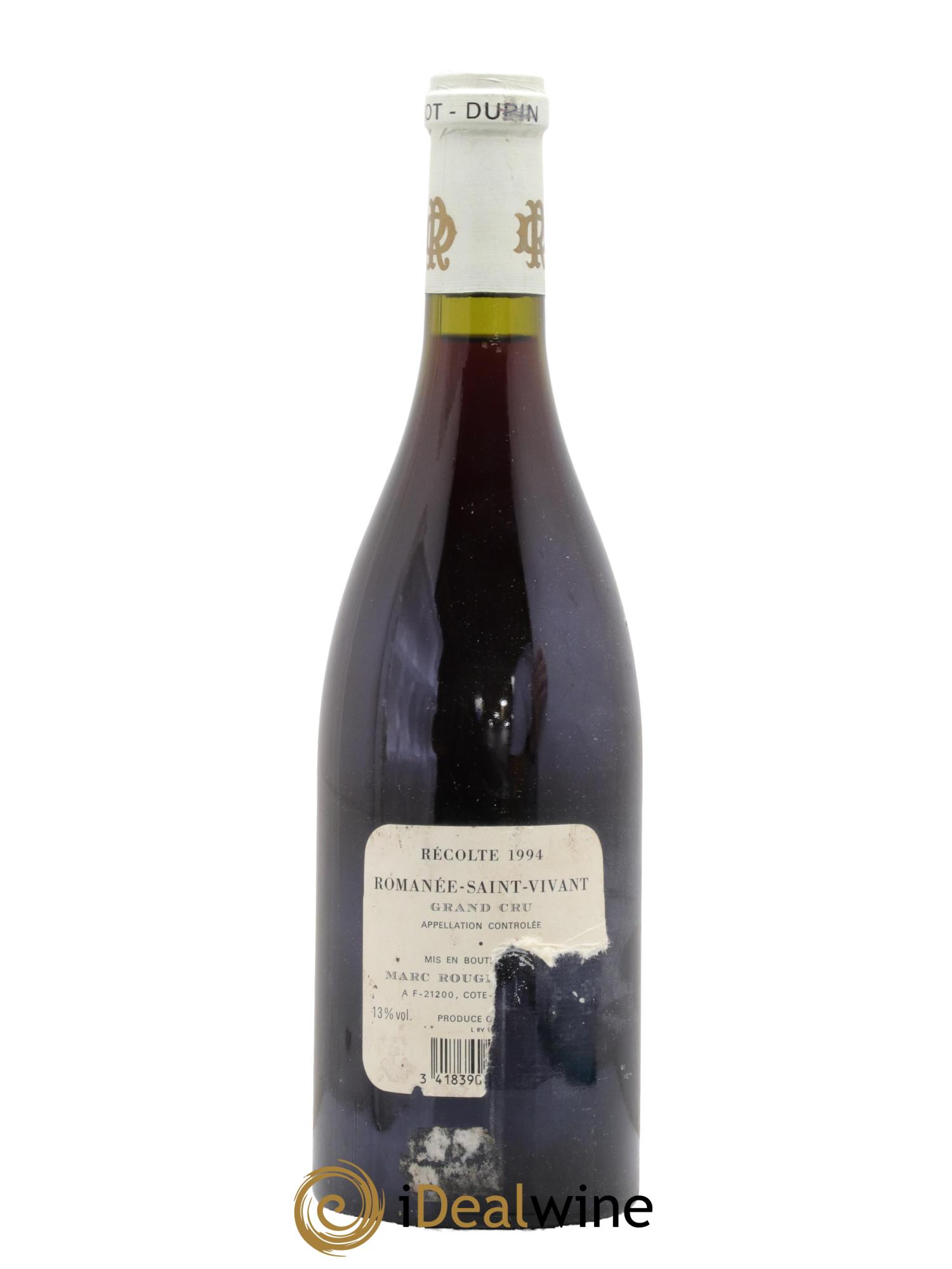 Romanée-Saint-Vivant Grand Cru Marc Rougeot-Dupin 1994 - Lot of 1 bottle - 1