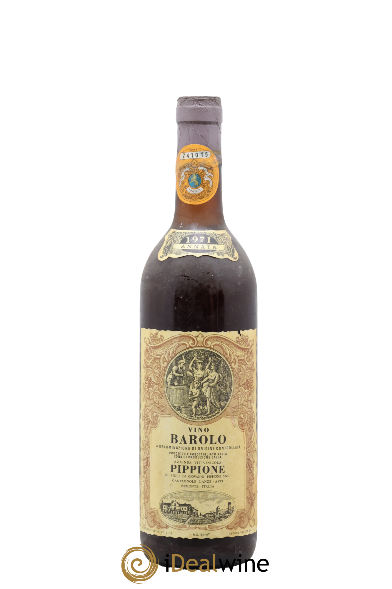 Barolo Pippione 1971 - Lot de 1 bouteille - 0