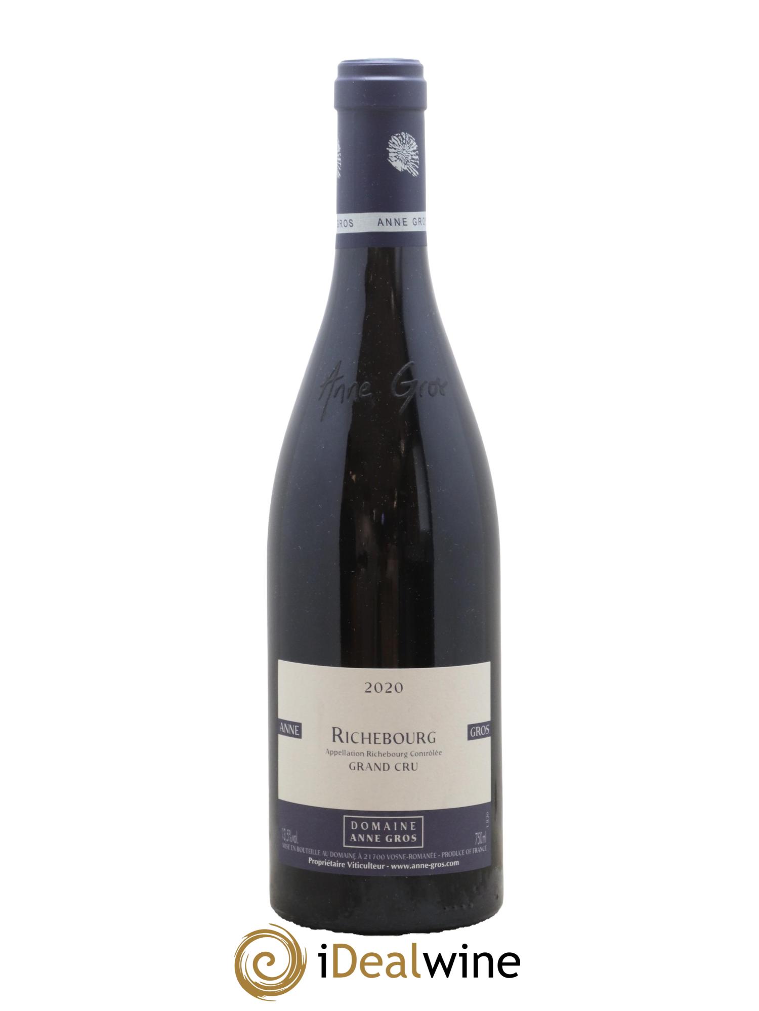 Richebourg Grand Cru Anne Gros 2020 - Lot de 1 bouteille - 0
