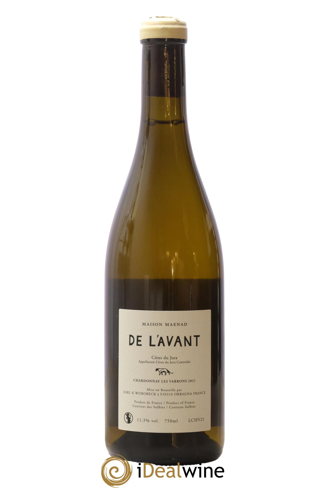 Côtes du Jura De l'Avant Les Varrons Katie Worobeck Maison Maenad 2021 - Lotto di 1 bottiglia - 1