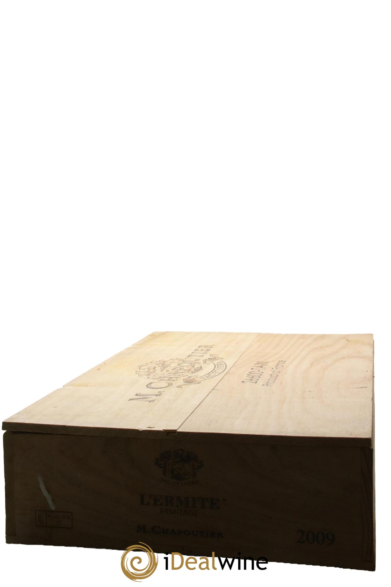 Hermitage Ermitage l'Ermite Chapoutier 2009 - Lot de 6 bouteilles - 5