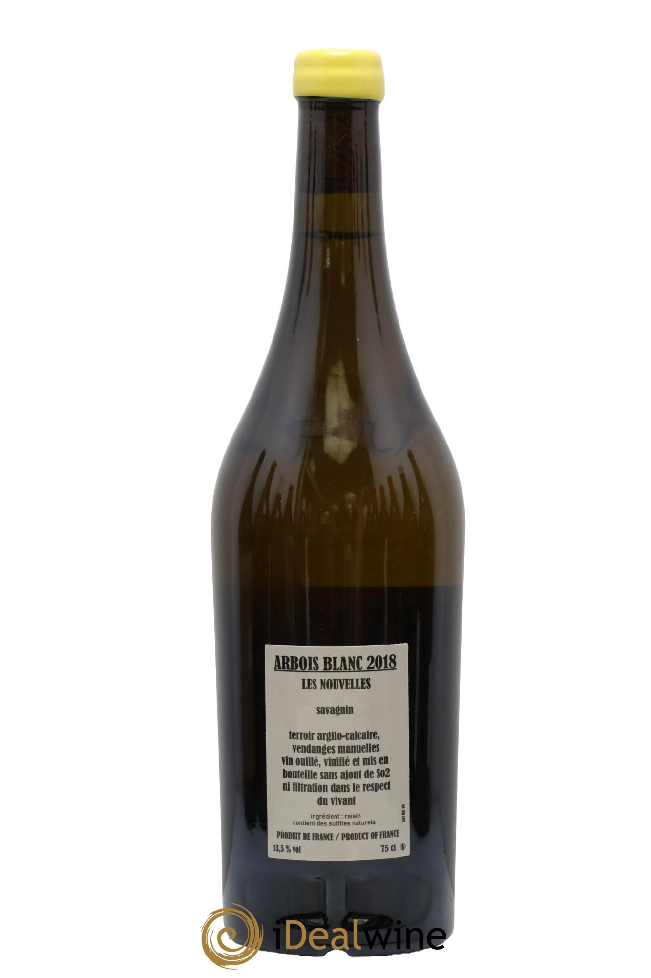 Arbois Savagnin Les Nouvelles Adeline Houillon & Renaud Bruyère 2018 - Lotto di 1 bottiglia - 1