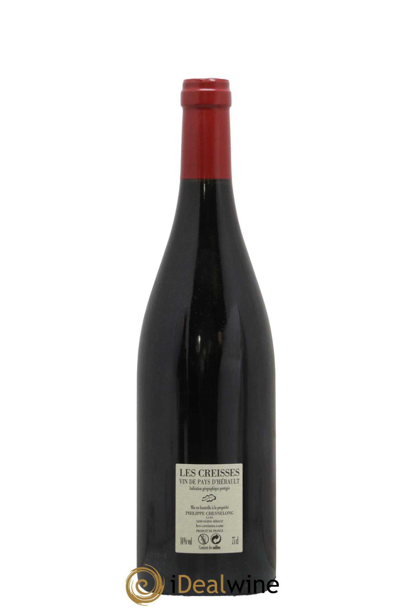 IGP Pays d'Hérault (Vin de Pays de l'Hérault) Les Creisses Les Creisses (Domaine) 2019 - Lot de 1 bouteille - 1