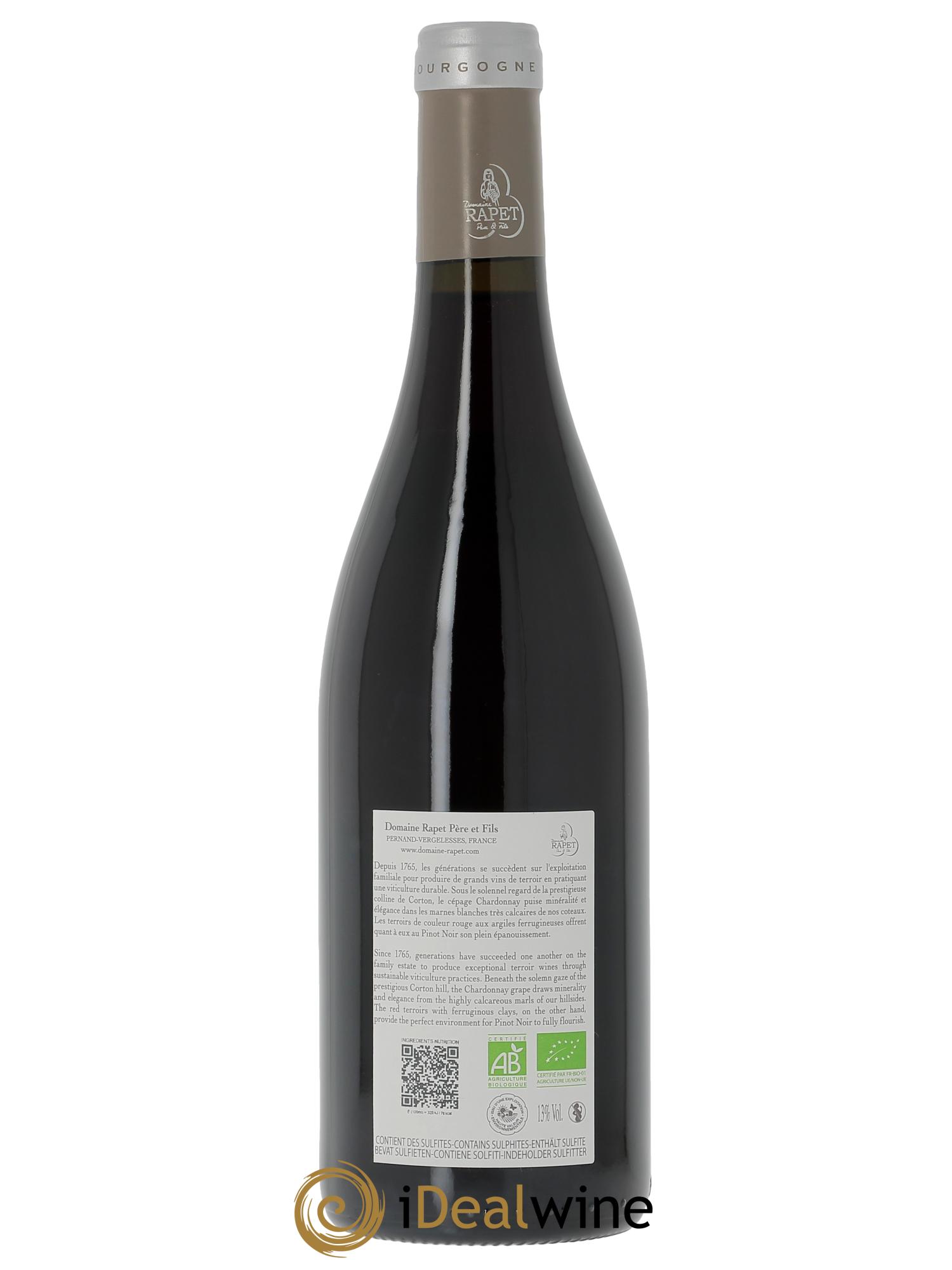 Beaune 1er Cru Les Cents Vignes Rapet Père & Fils  2024 - Lot de 1 bouteille - 1