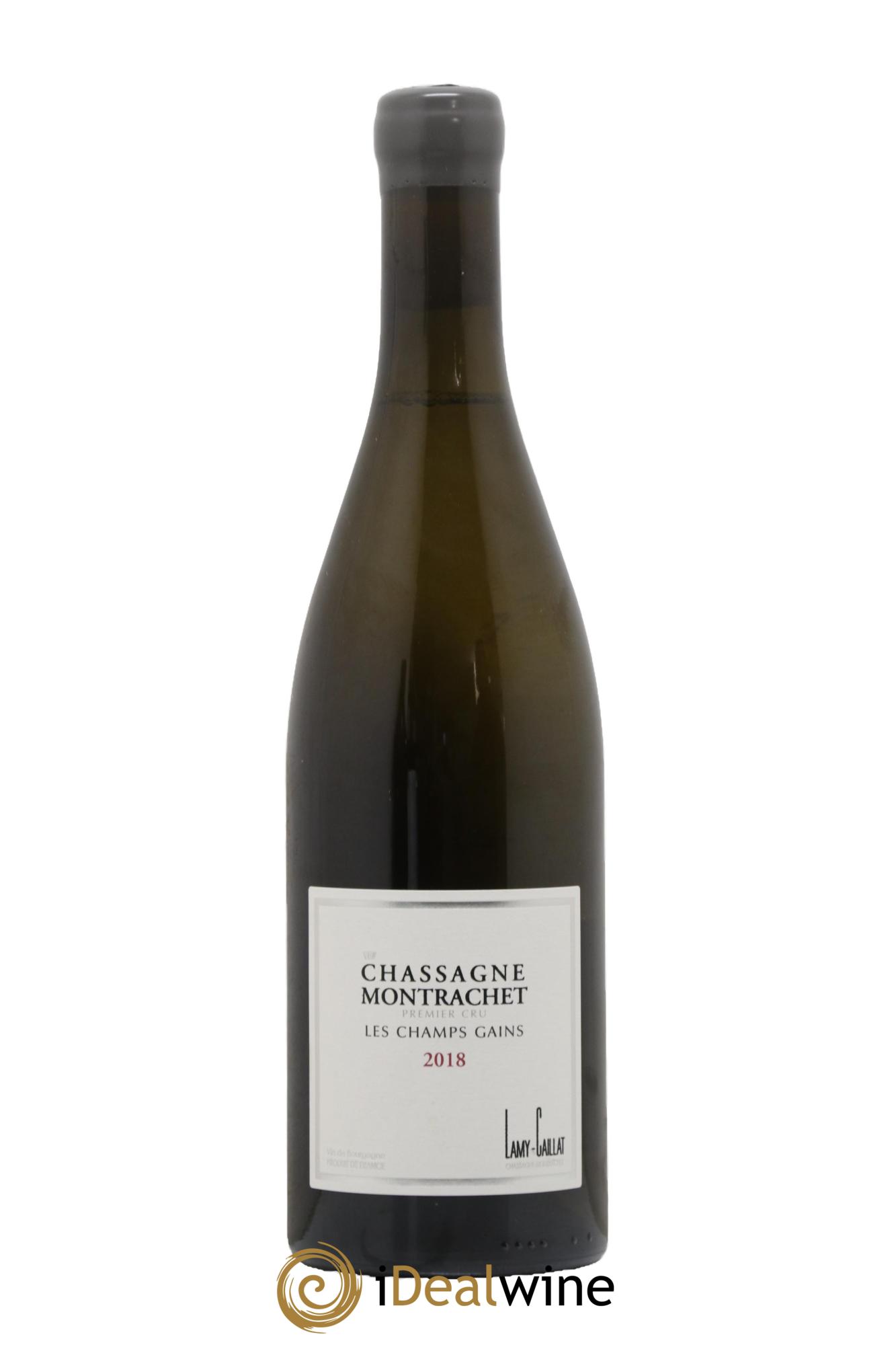 Chassagne-Montrachet 1er Cru Les Champs Gains Lamy-Caillat (Domaine) 2018 - Lot de 1 bouteille - 0