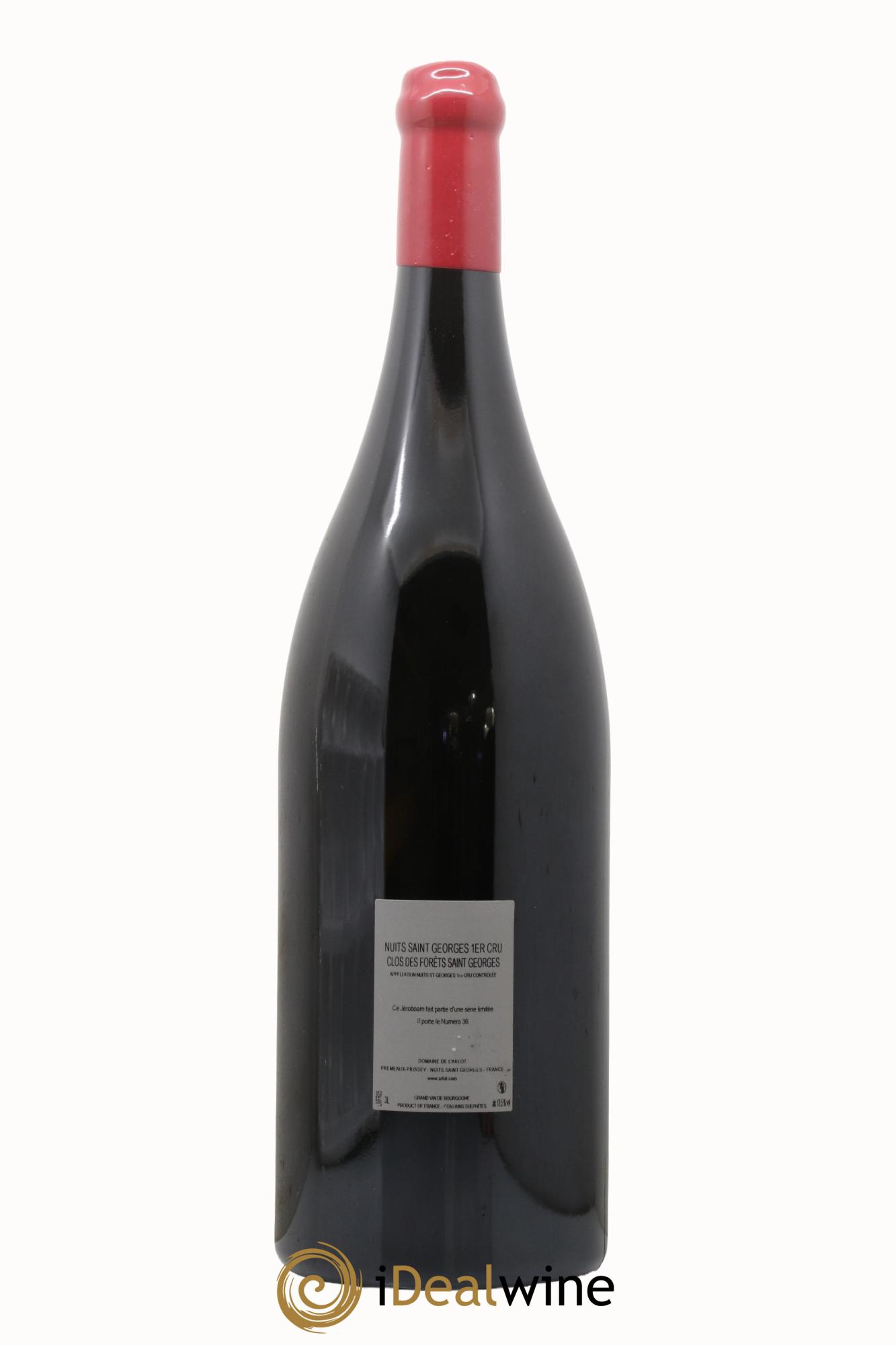 Nuits-Saint-Georges 1er Cru Clos des Forêts Saint-Georges Domaine de l'Arlot (dégustation au domaine incluse) 2005 - Lot de 1 double magnum - 2