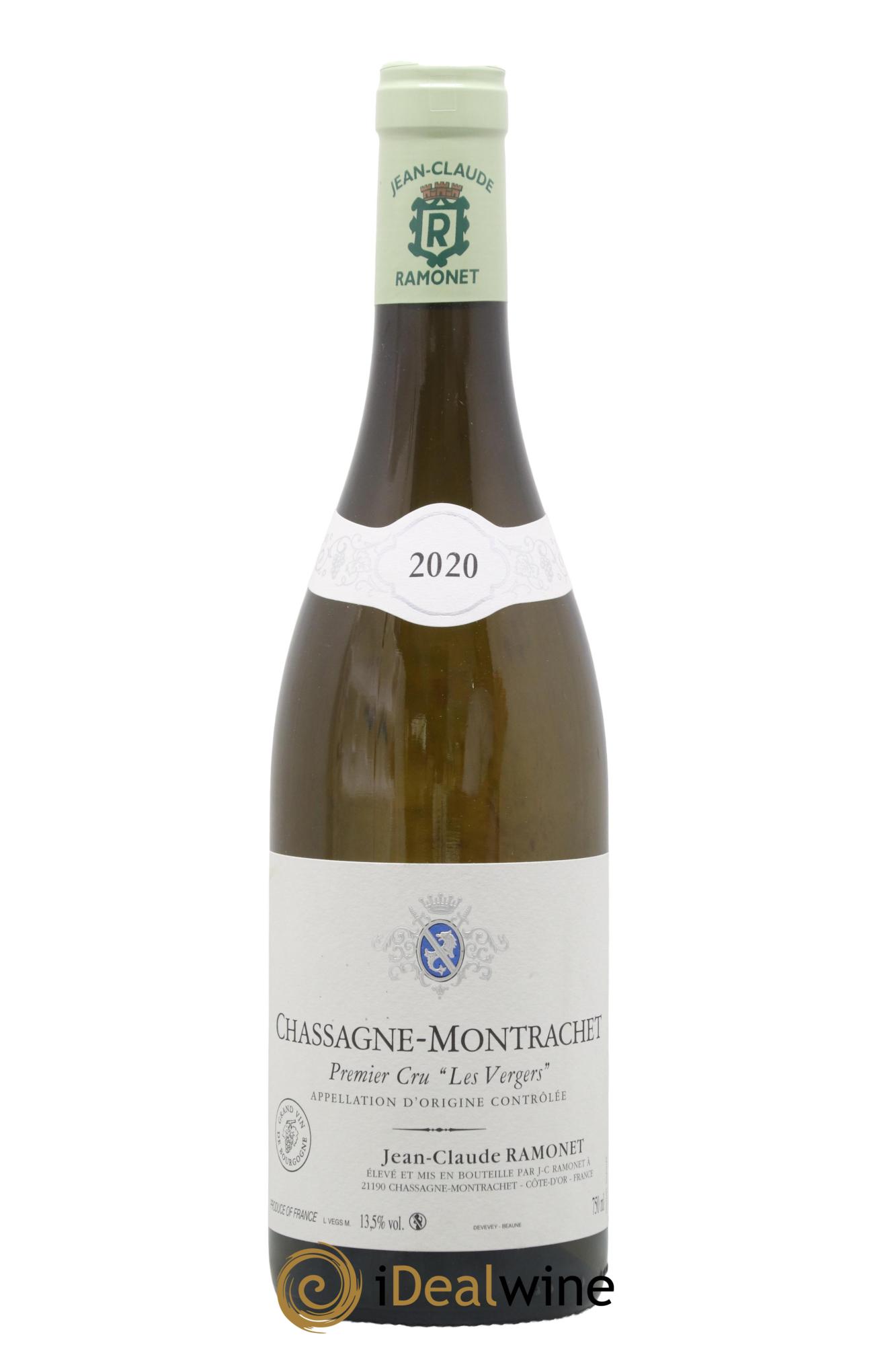 Chassagne-Montrachet 1er Cru Les Vergers Ramonet (Domaine) 2020 - Lot of 1 bottle - 0