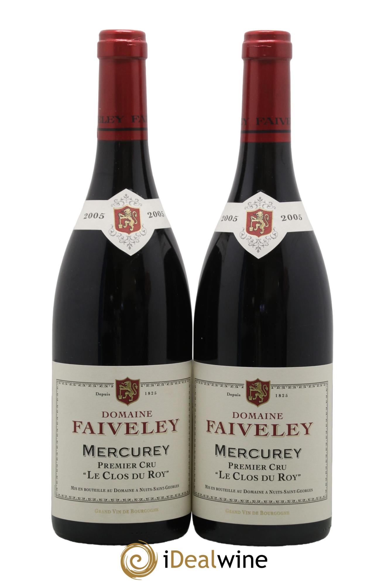 Mercurey 1er Cru Clos du Roy Faiveley 2005 - Lot de 2 bouteilles - 0